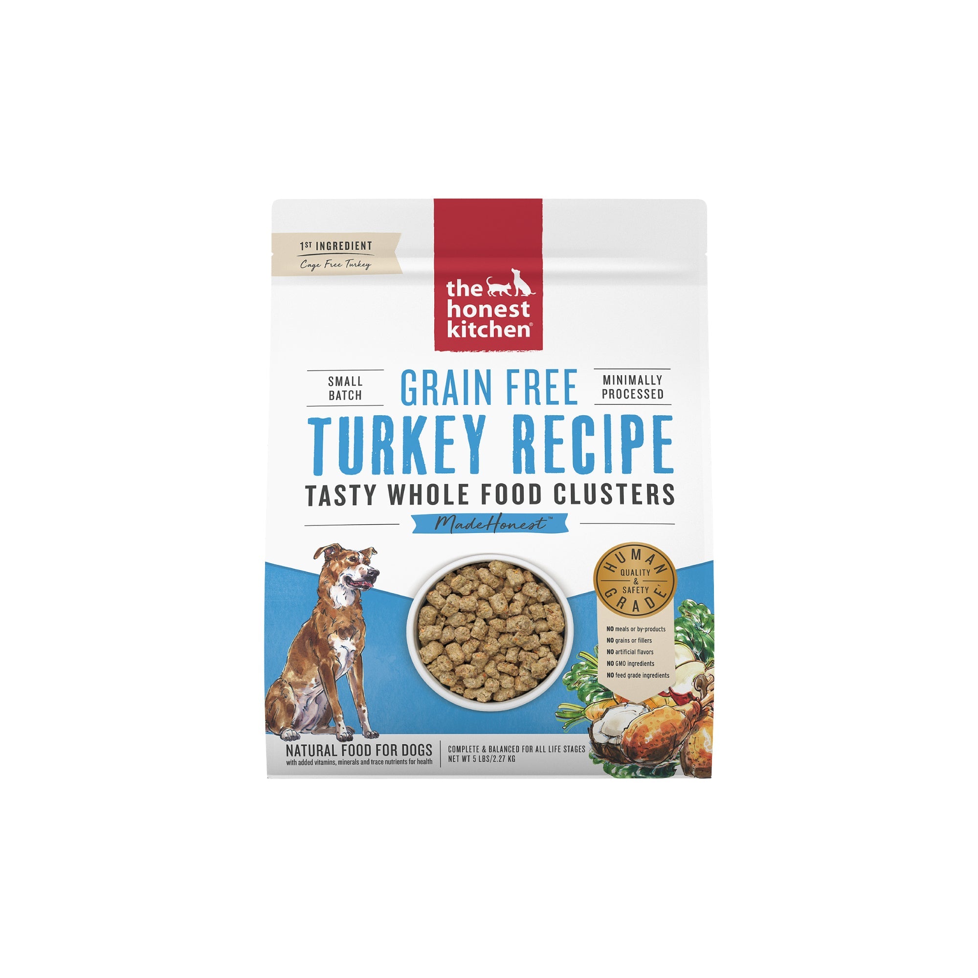 The Honest Kitchen Tasty Whole Food Clusters Grain Free Dog Food 5lbs