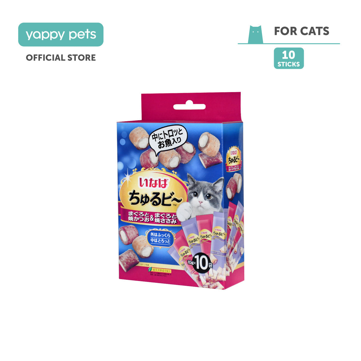Ciao Churu Bee Cat Treats Tuna & Chicken Mix 10g x 10