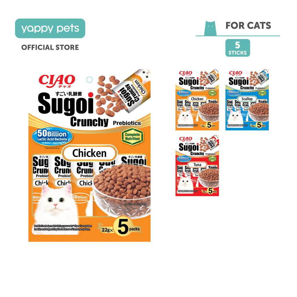 Ciao Sugoi Crunchy Cat Dry Food 22g x 5