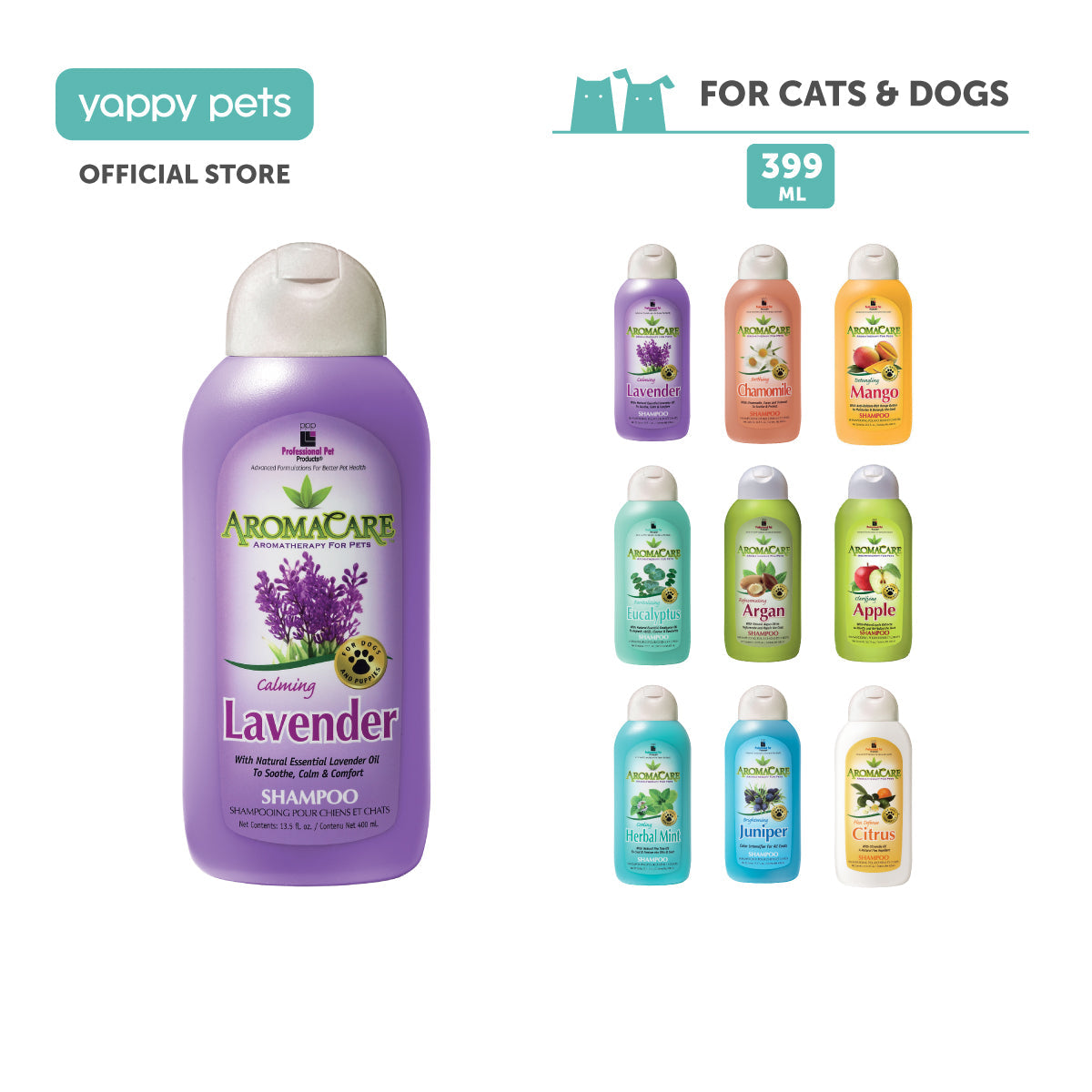 PPP Aromacare Puppies & Dogs Shampoo 399ml