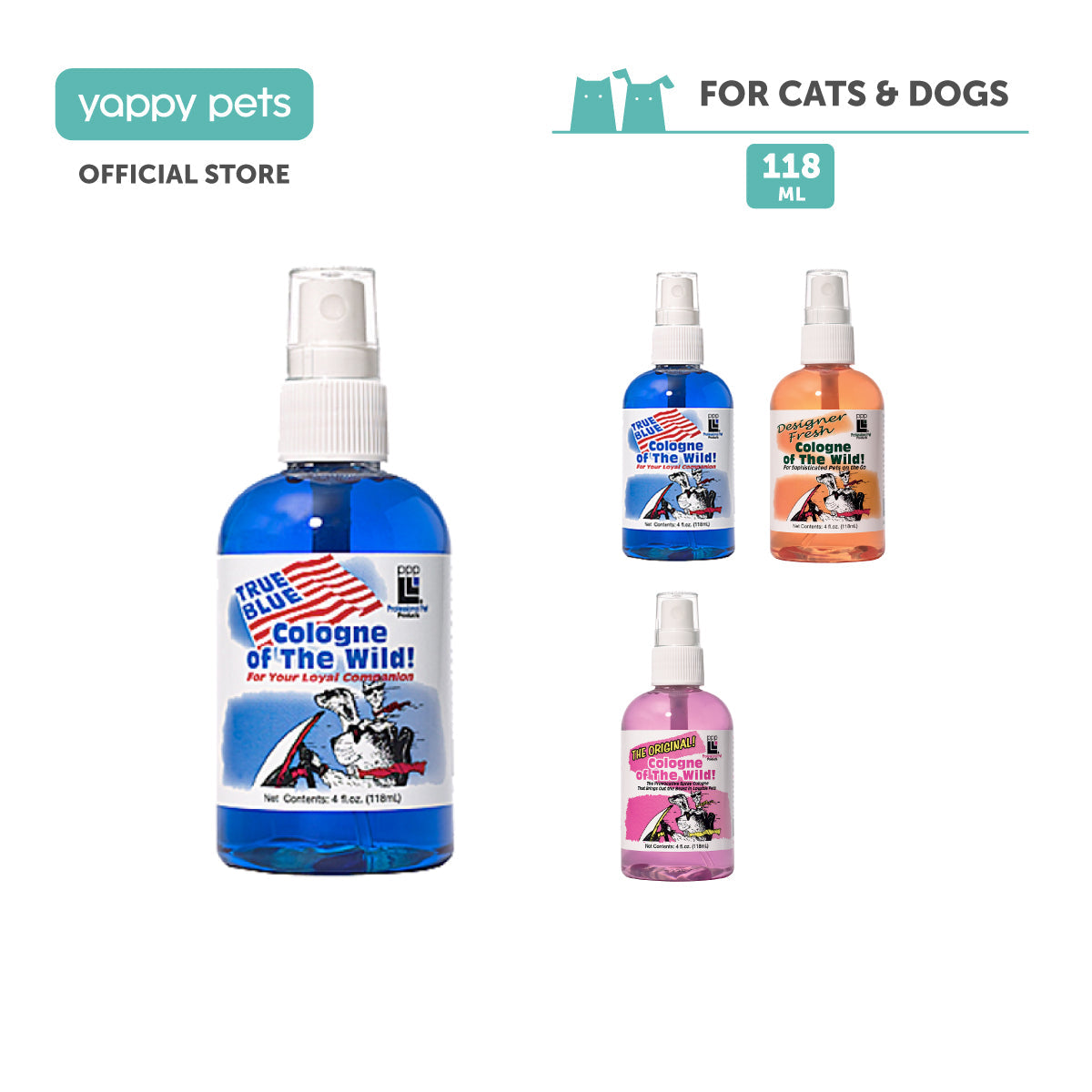 PPP Cologne of the Wild Cats & Dogs Perfume 118ml