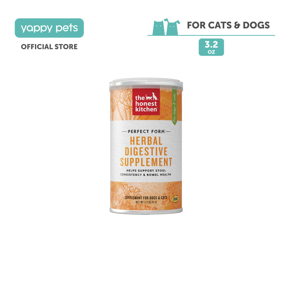 The Honest Kitchen Perfect Form Dog & Cat Supplement Herbal Digestive 3.2oz