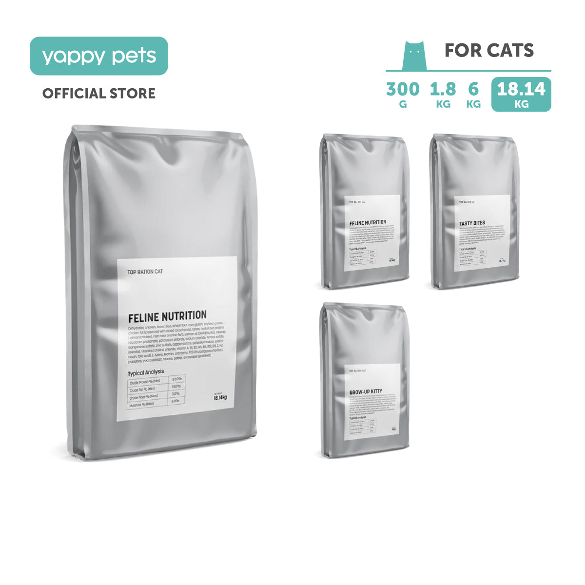 Top Ration Premium Cat Dry Food 18.14kg