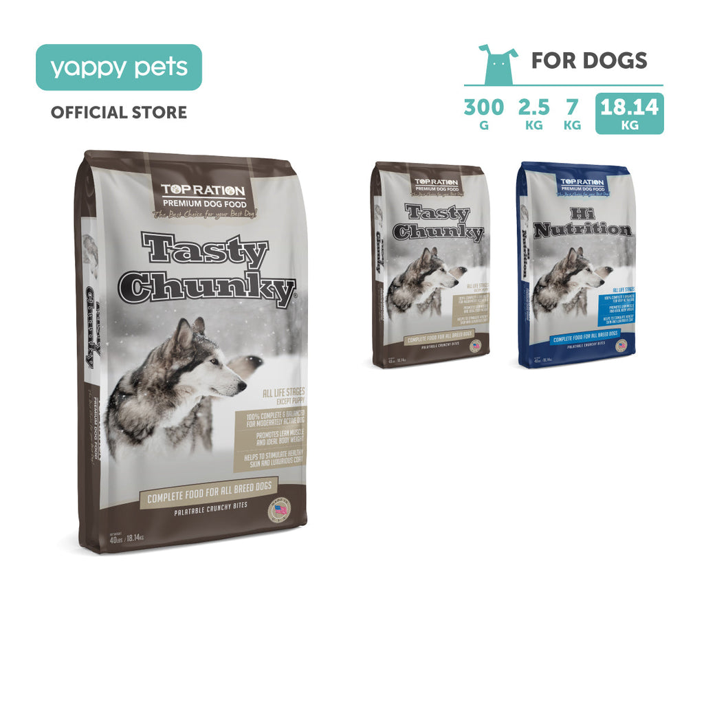 Top Ration Premium Dog Dry Food 18.14kg