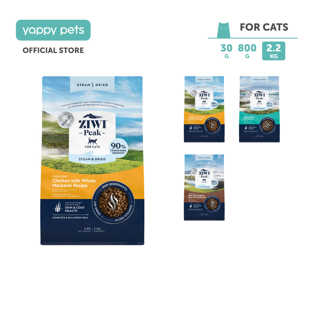 Ziwi Peak Steam & Dried Cat Food 2.2kg