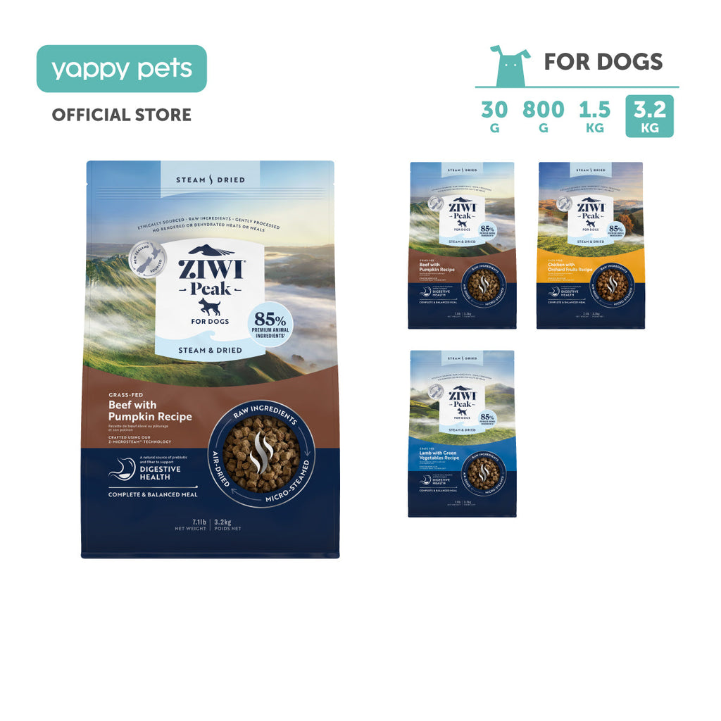 Ziwi Peak Steam & Dried Dog Food 3.2kg