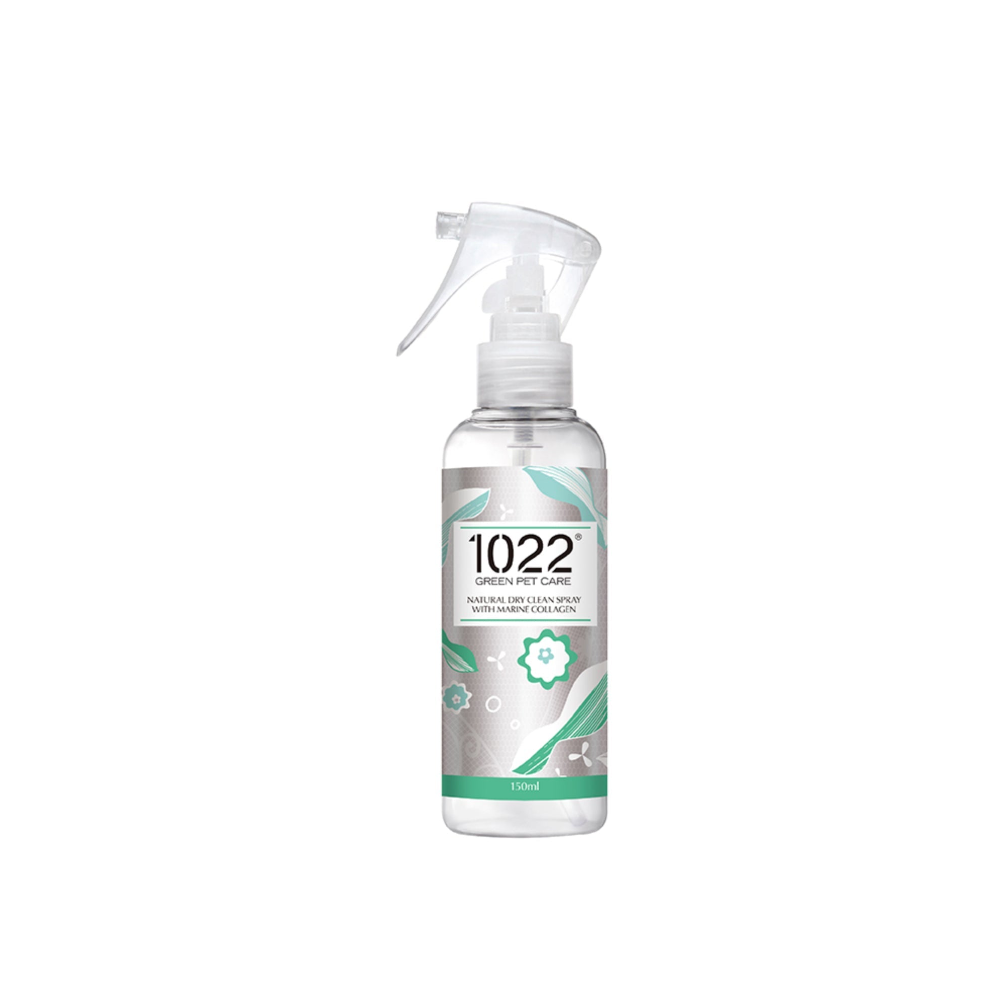 1022 Green Pet Care Natural Dry Clean Spray (Marine Collagen) 150ml