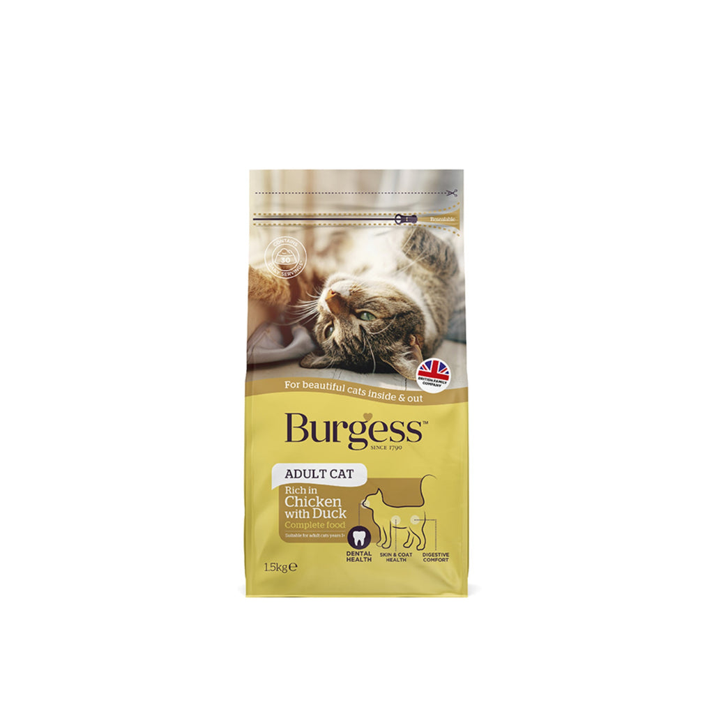 Burgess Cat Dry Food 1.5kg