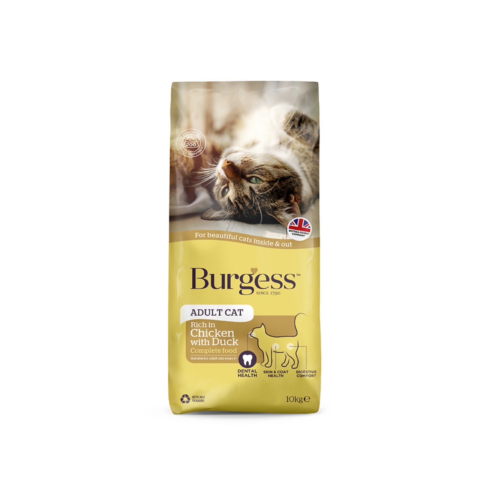 Burgess Cat Dry Food 10kg