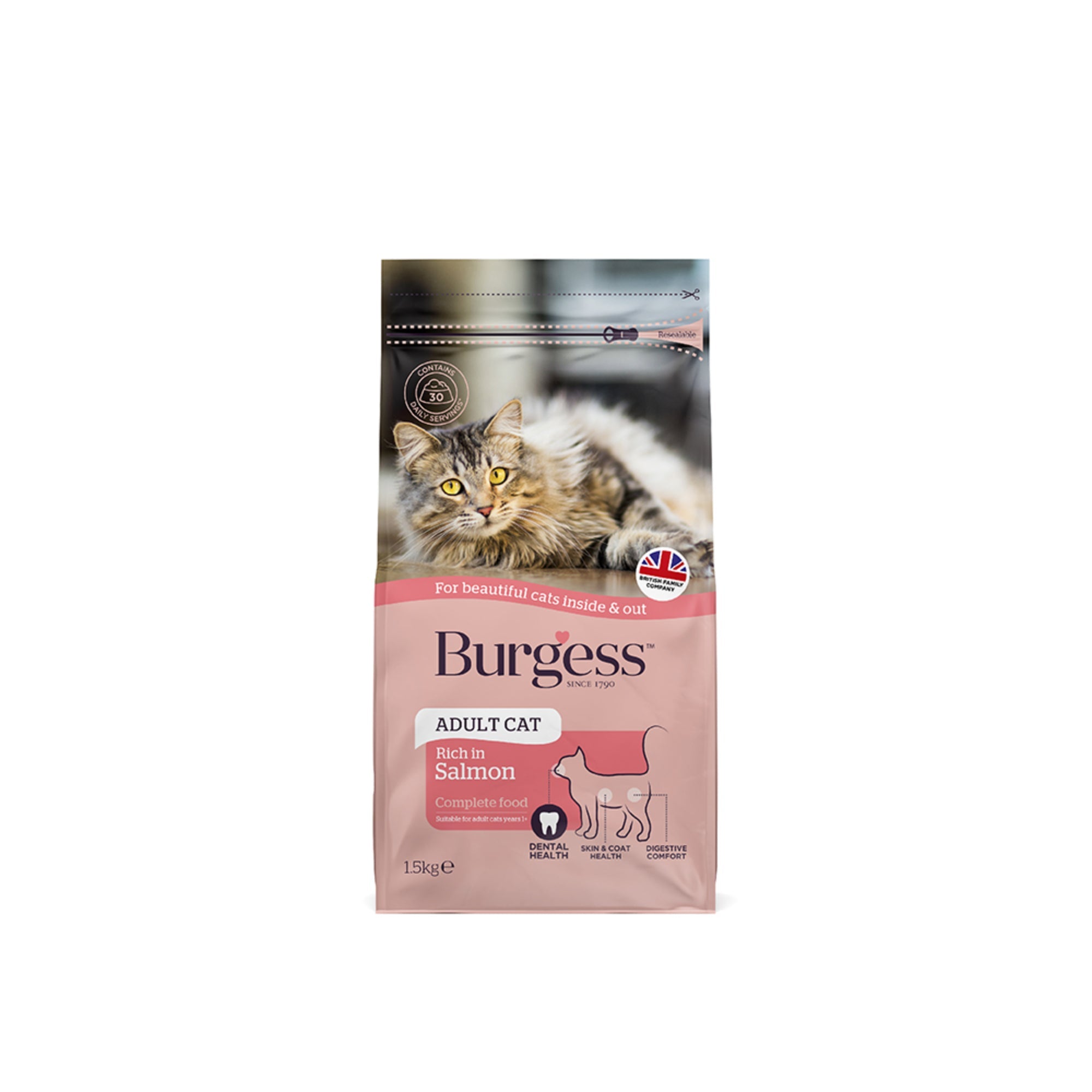 Burgess Cat Dry Food 1.5kg