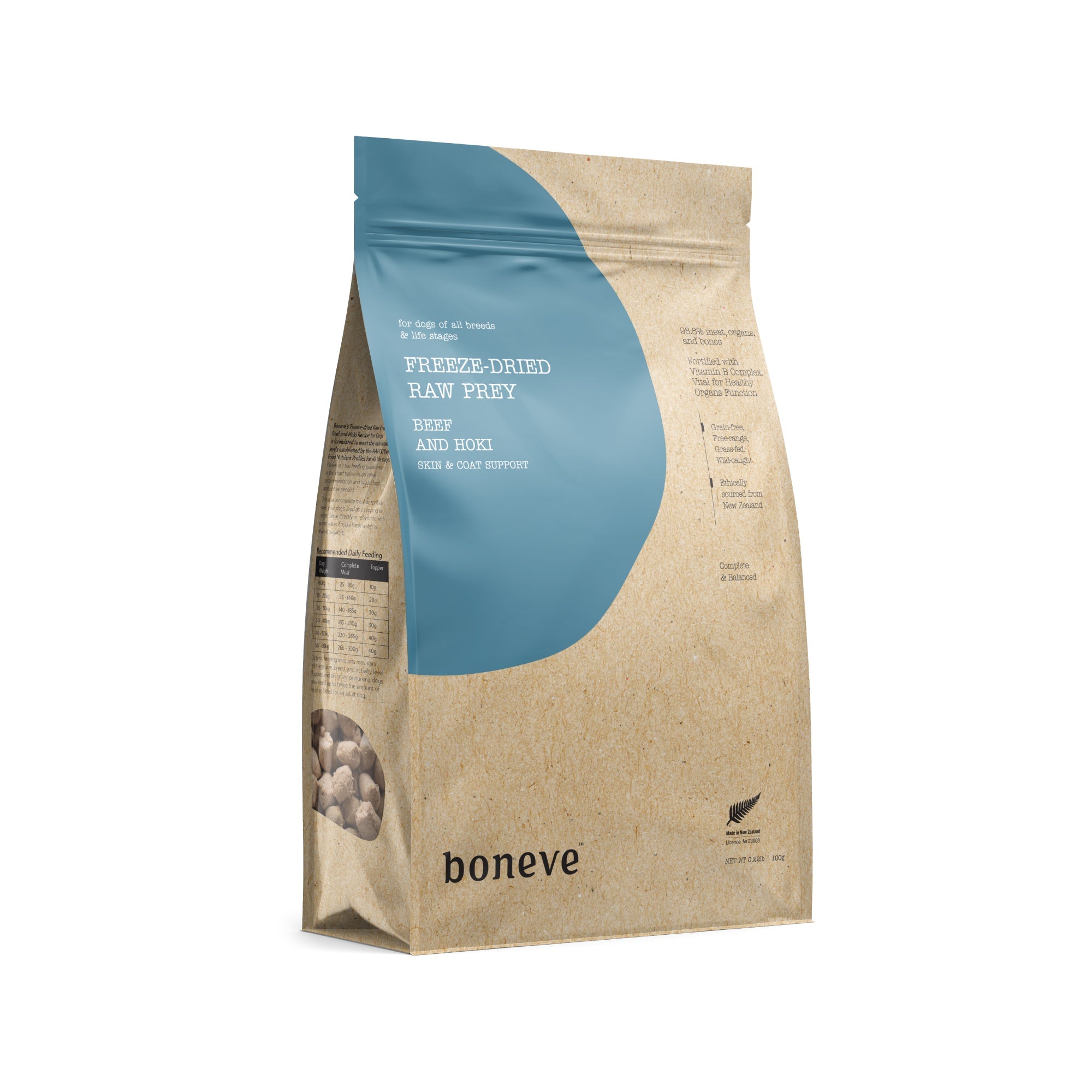 Boneve Freeze Dried Dog Food 100g