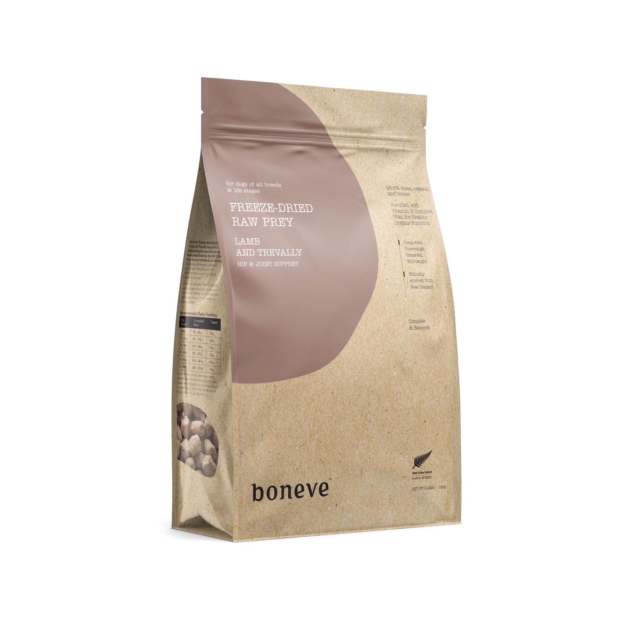 Boneve Freeze Dried Dog Food 100g