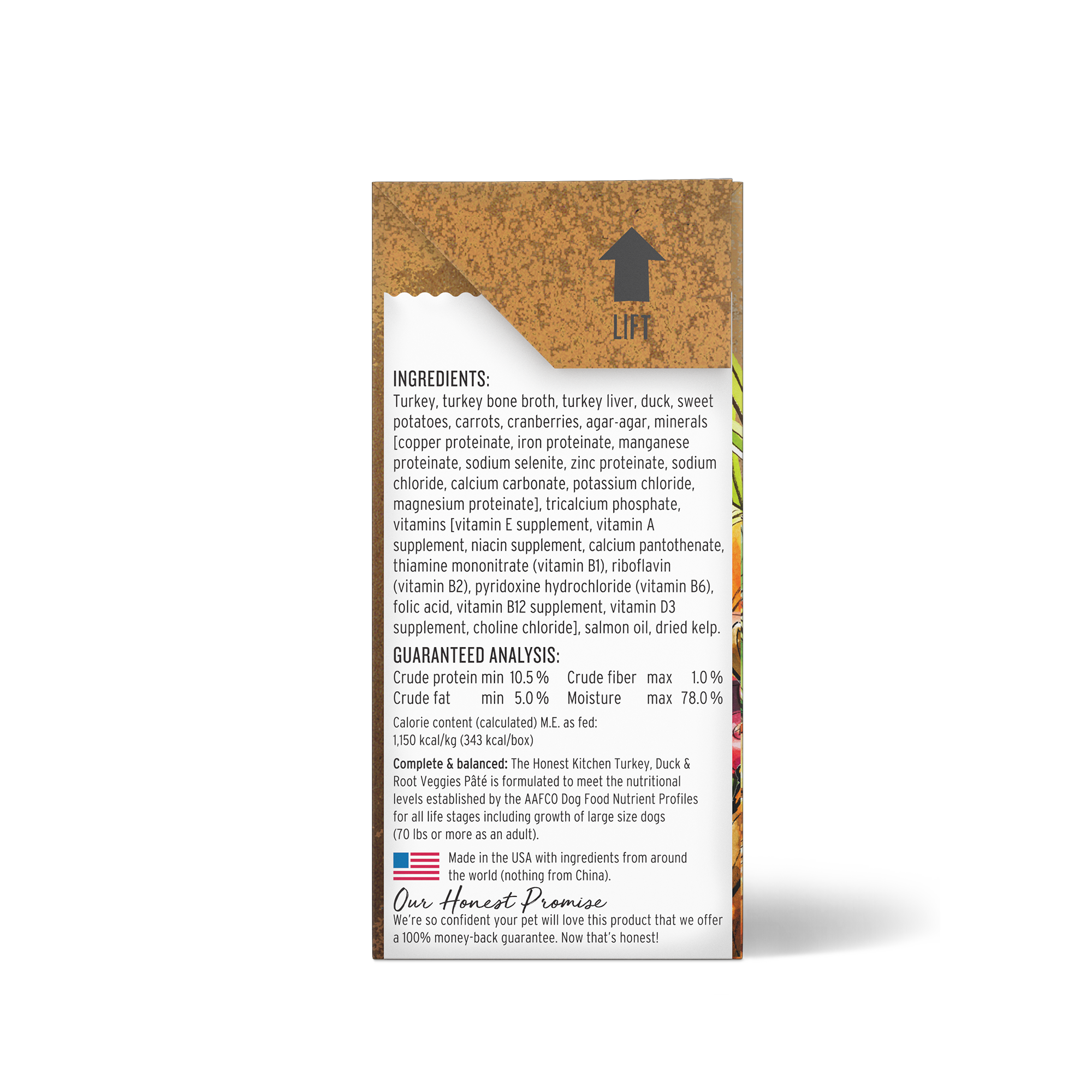 The Honest Kitchen Butcher Block Pate Wet Dog Food Turkey, Duck & Root Veggies 10.05oz
