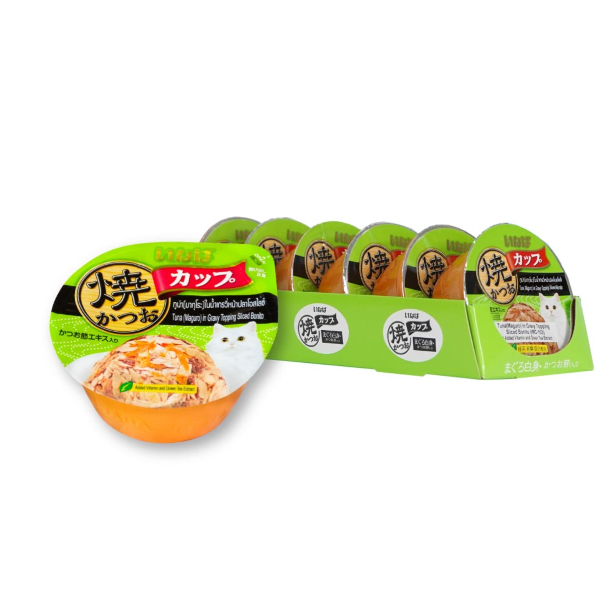 Ciao Grilled Skipjack Cup Cat Wet Food 80g x 6 (Tray)