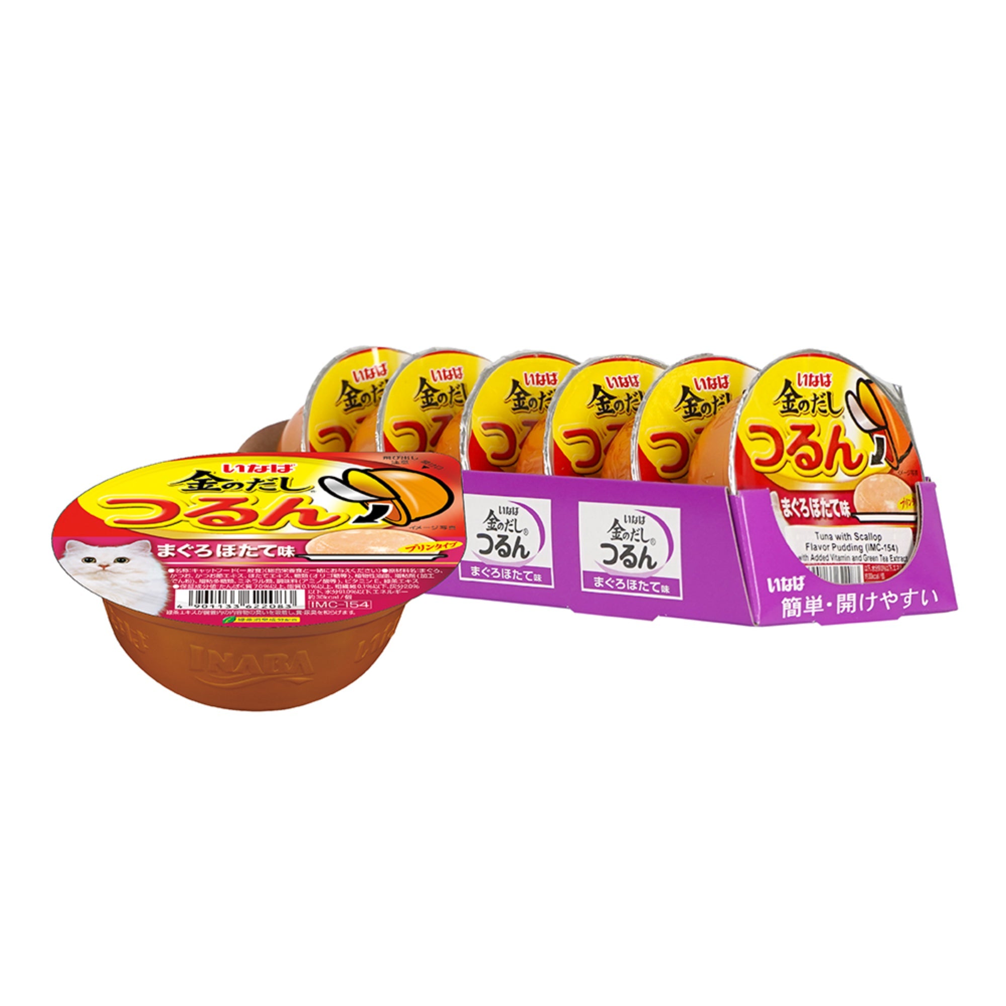 Ciao Tsurun Pudding Cup Cat Wet Food 65g x6 (Tray)