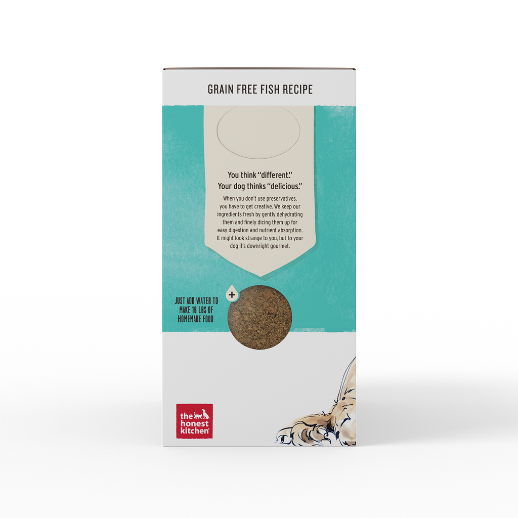The Honest Kitchen Dehydrated Grain Free Fish Dog Food 10lbs