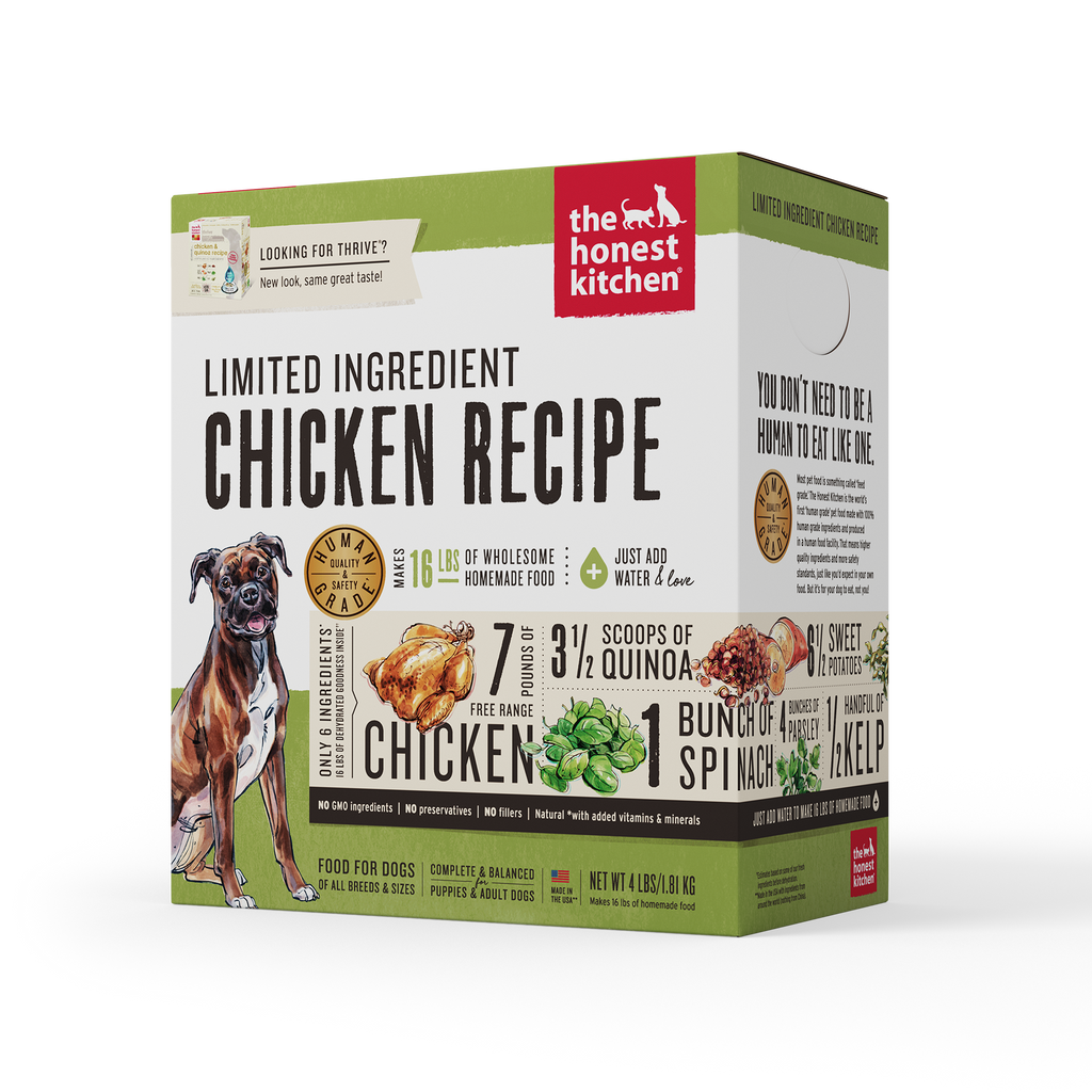 The Honest Kitchen Dehydrated Limited Ingredient Chicken Dog Food 10lbs