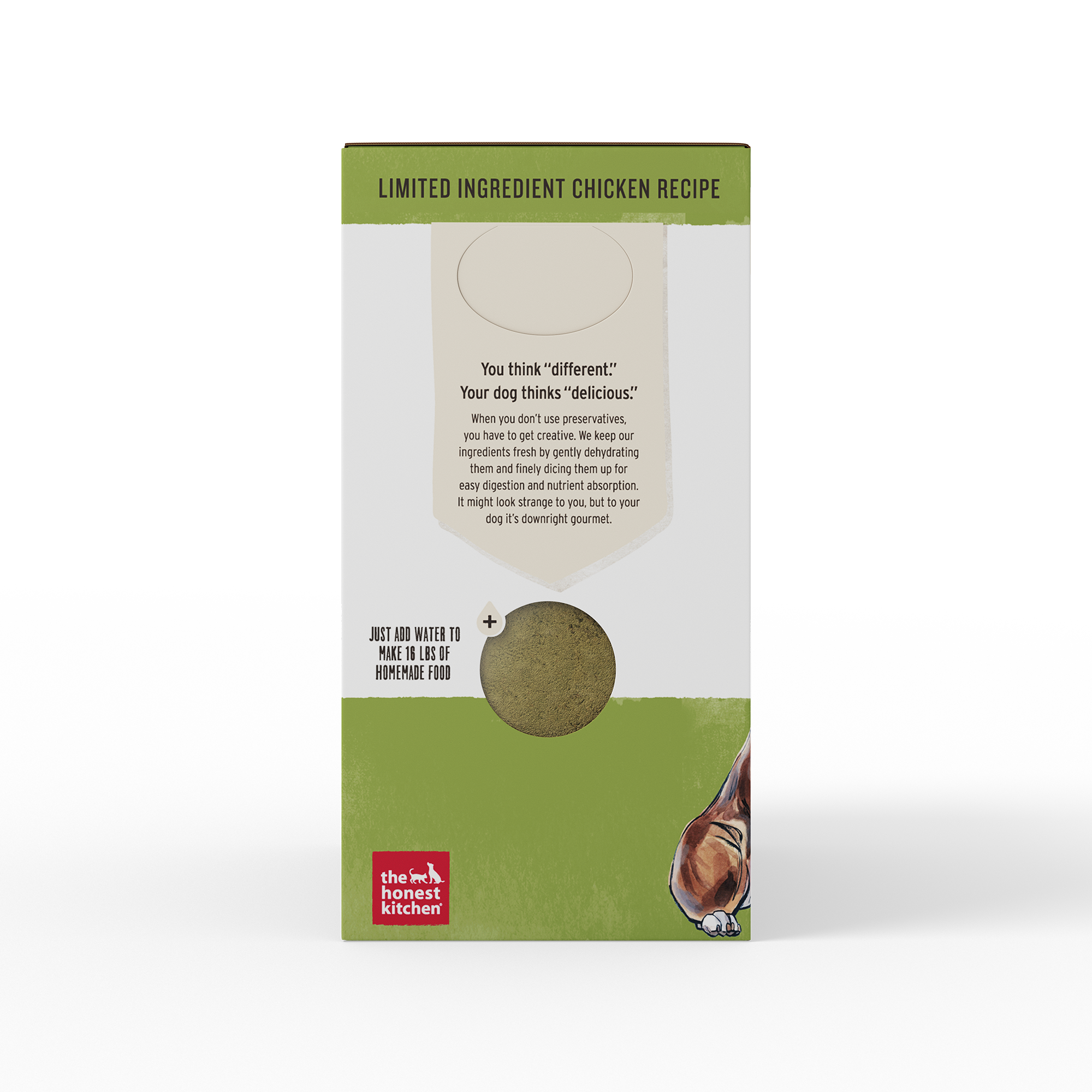 The Honest Kitchen Dehydrated Limited Ingredient Chicken Dog Food 10lbs