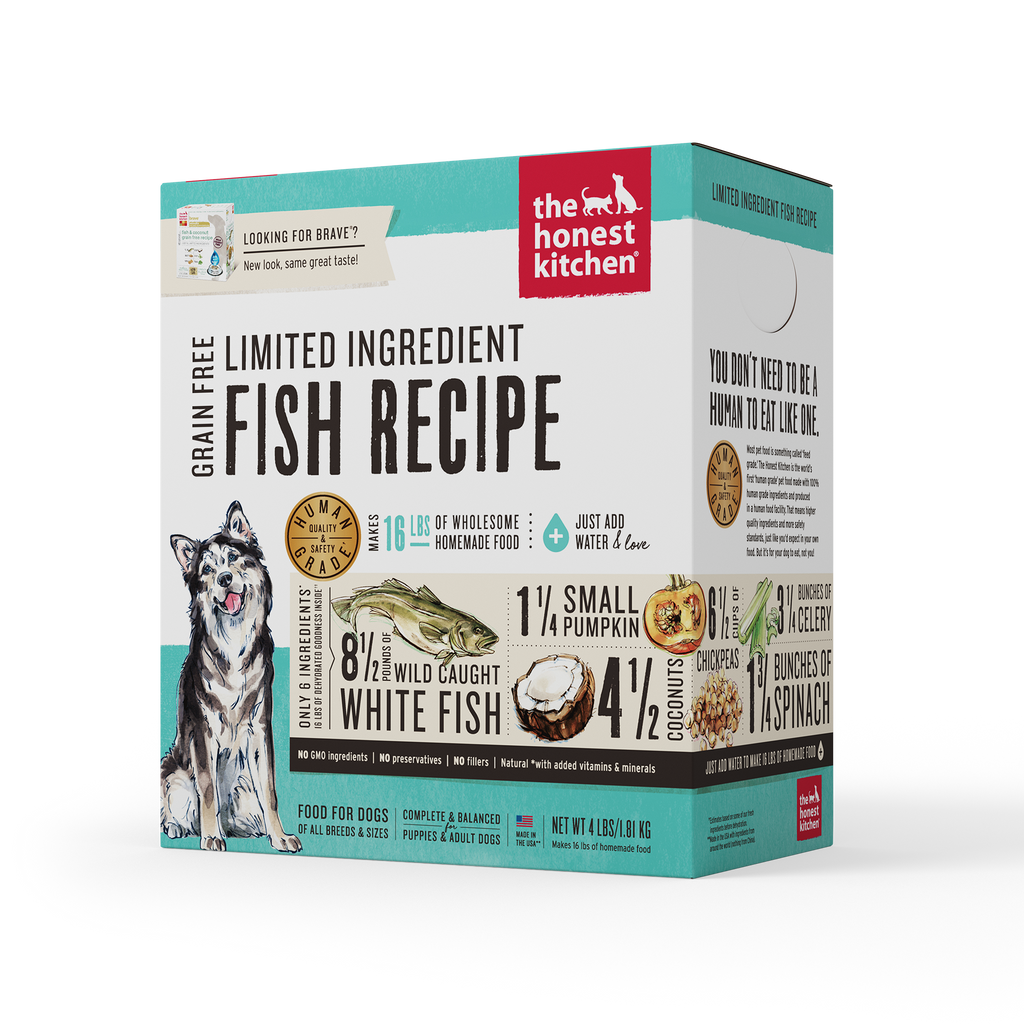 The Honest Kitchen Dehydrated Limited Ingredient Grain Free Fish Dog Food 10lbs