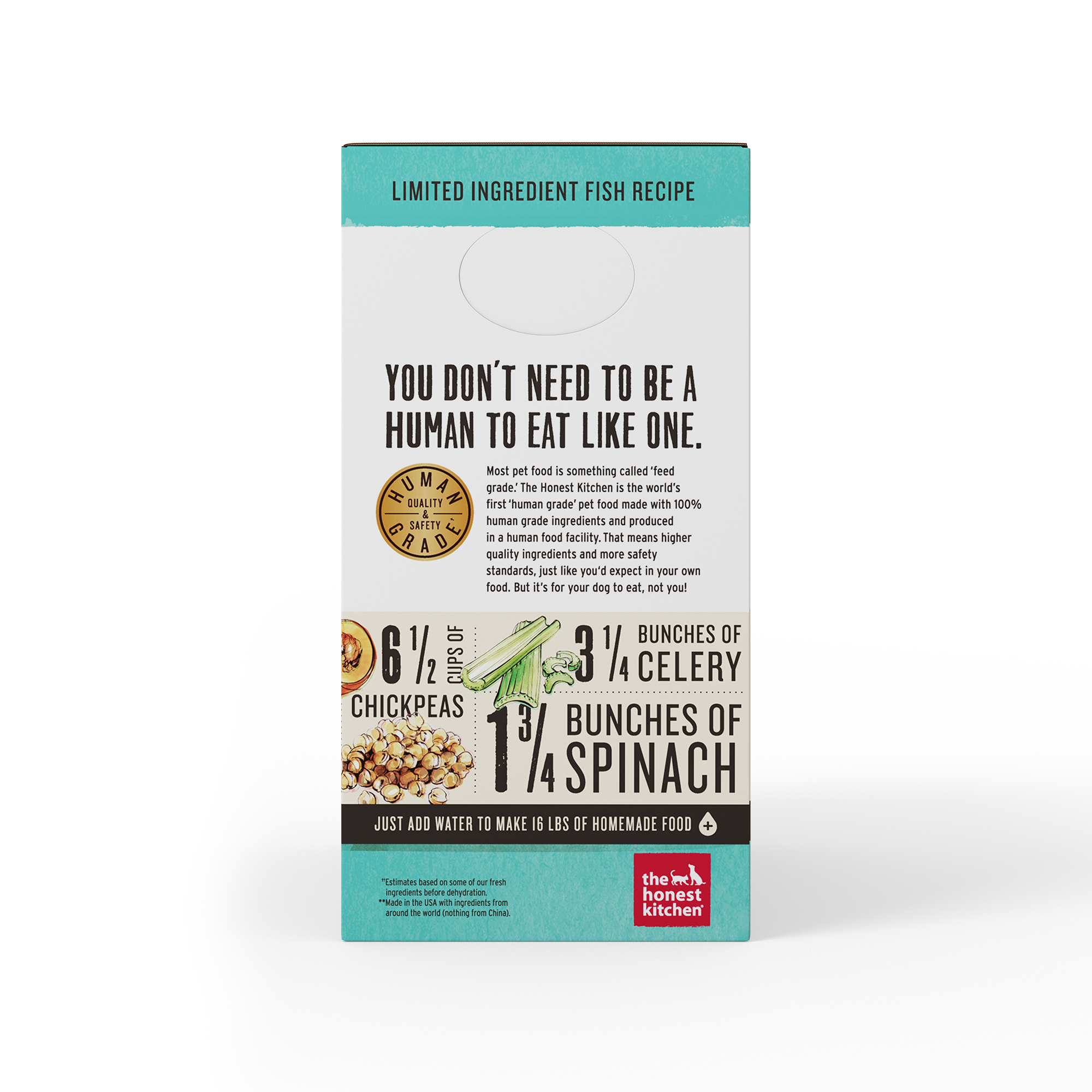 The Honest Kitchen Dehydrated Limited Ingredient Grain Free Fish Dog Food 10lbs