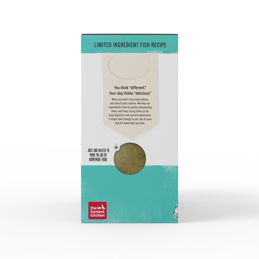 The Honest Kitchen Dehydrated Limited Ingredient Grain Free Fish Dog Food 10lbs