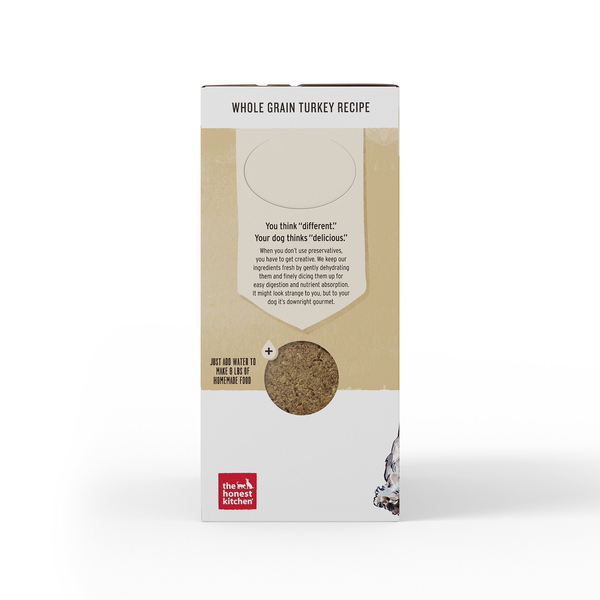 The Honest Kitchen Dehydrated Whole Grain Dog Food Turkey 10lbs