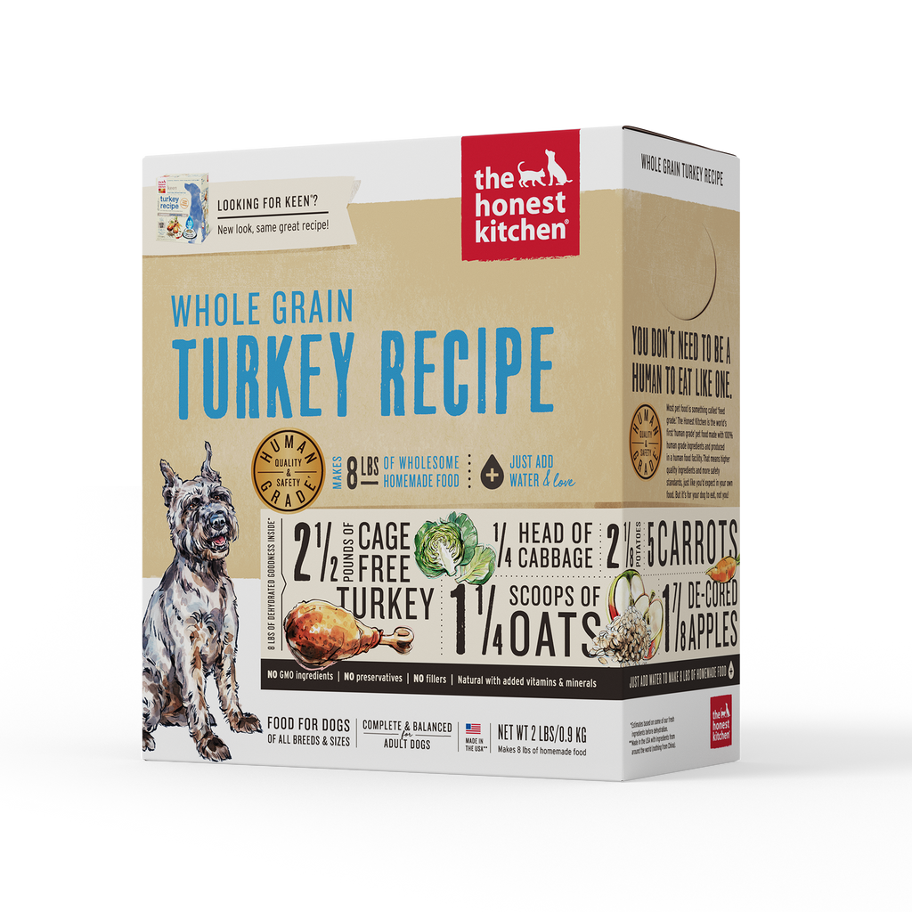 The Honest Kitchen Dehydrated Whole Grain Dog Food Turkey 10lbs