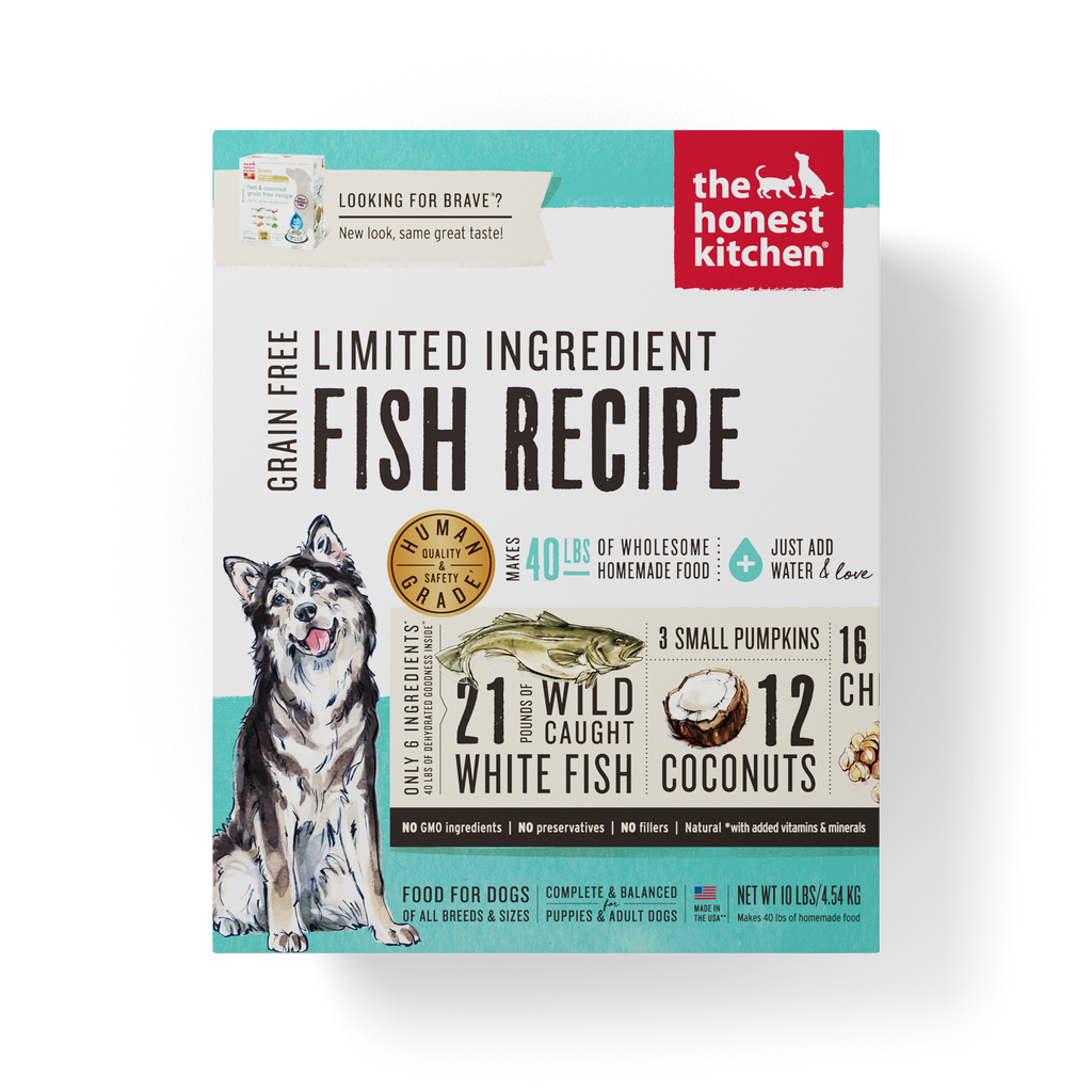 The Honest Kitchen Dehydrated Limited Ingredient Grain Free Fish Dog Food 10lbs