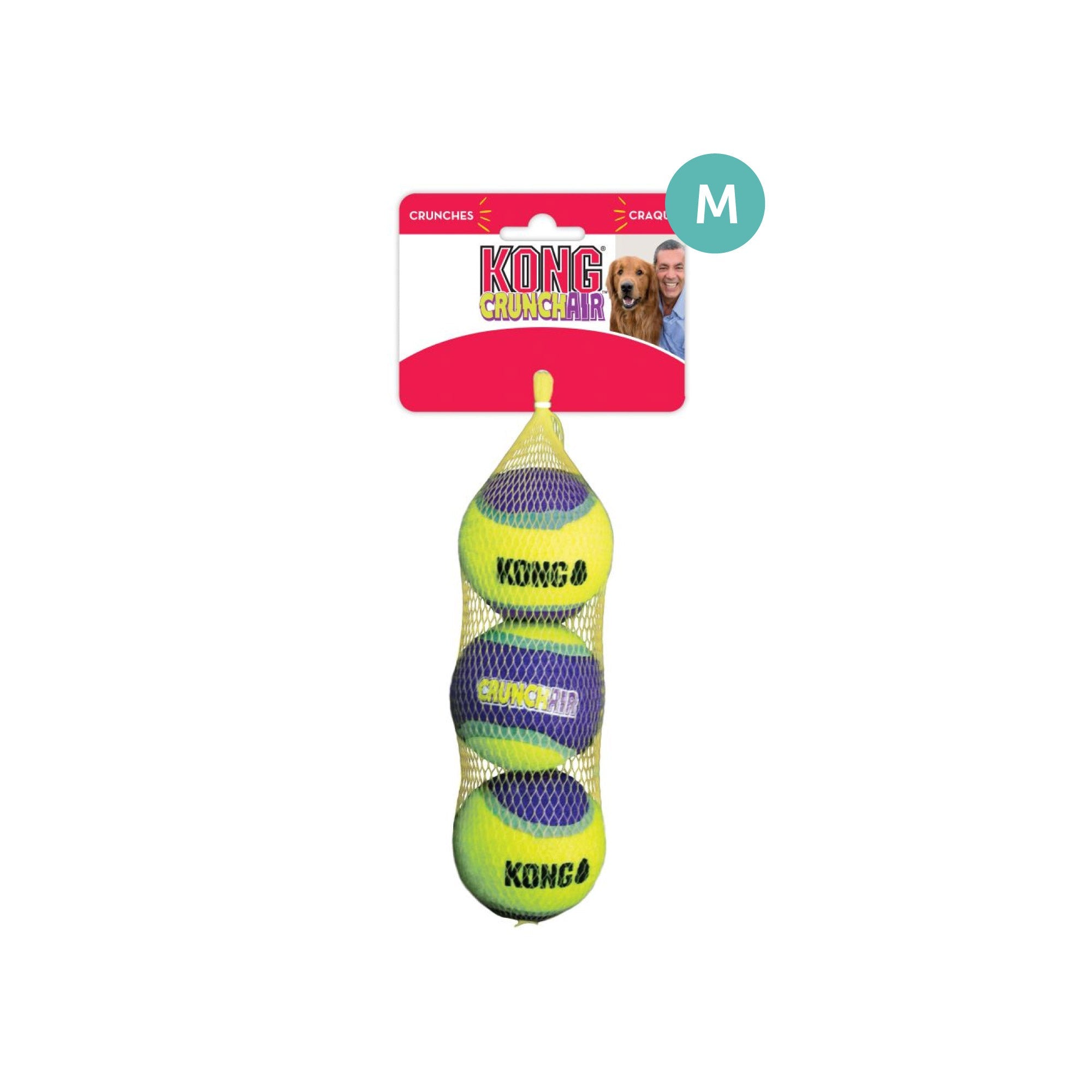 KONG CrunchAir Balls Dog Toy