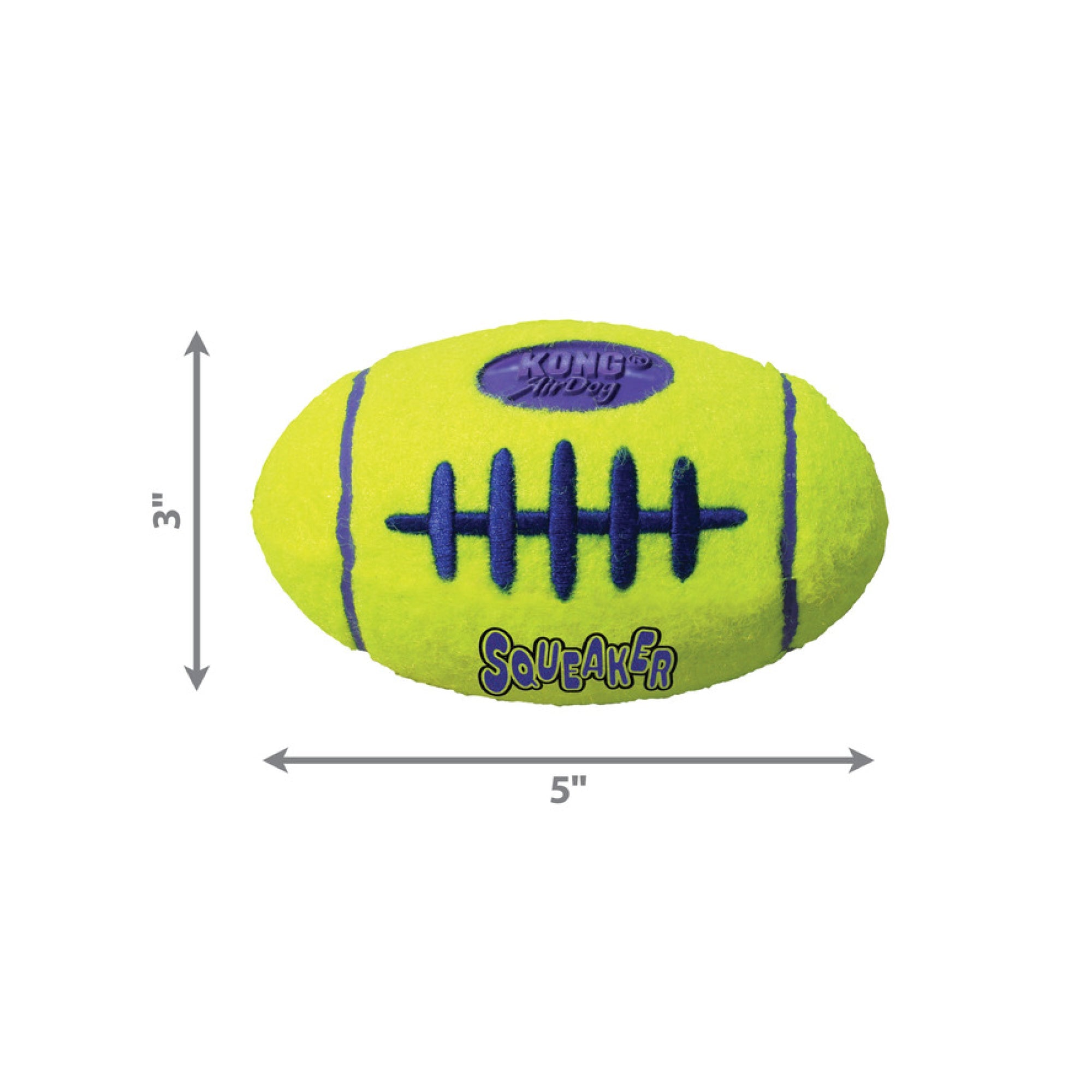 KONG AirDog Squeaker Football Dog Toy