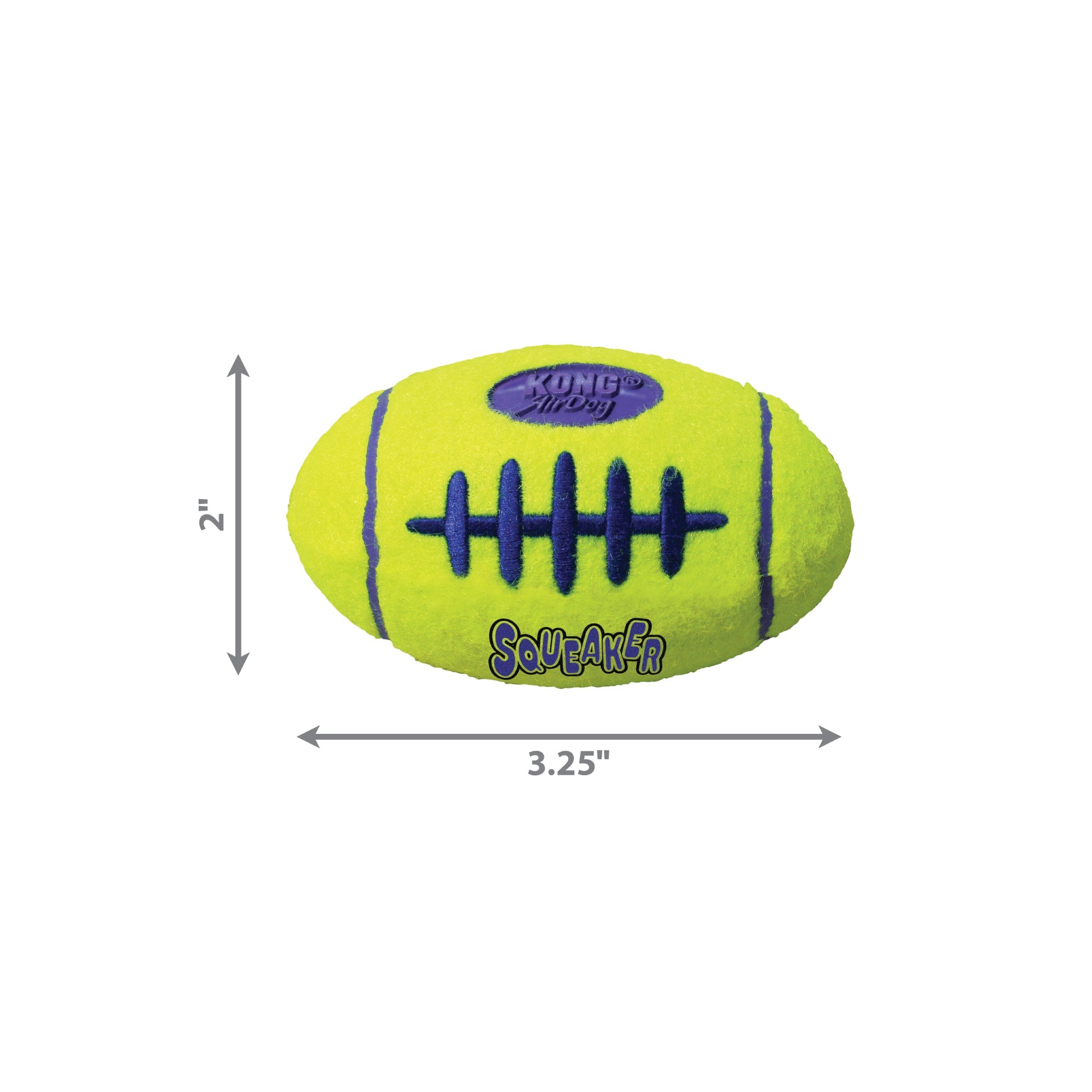 KONG AirDog Squeaker Football Dog Toy