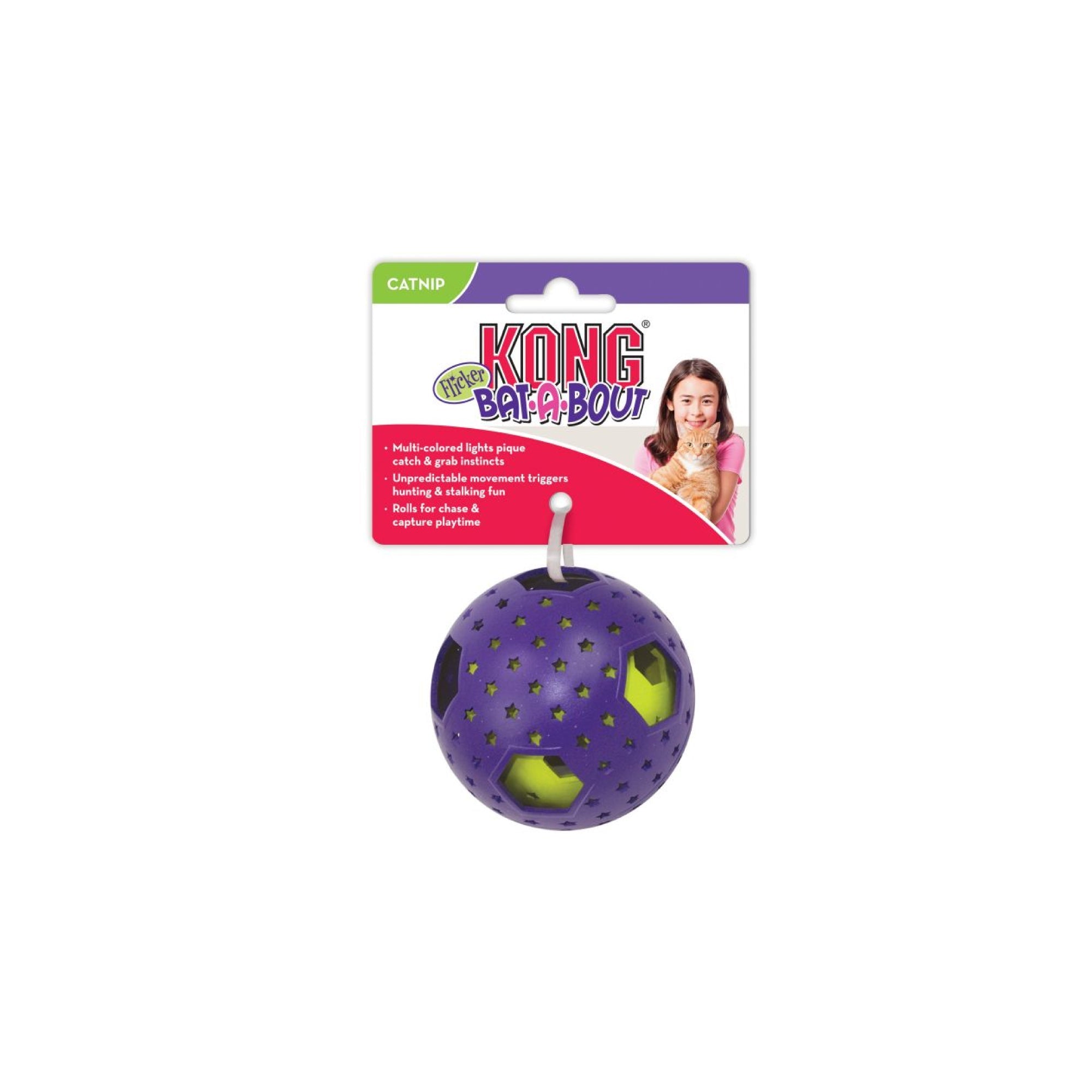 KONG Bat-A-Bout Flicker Cat Toy