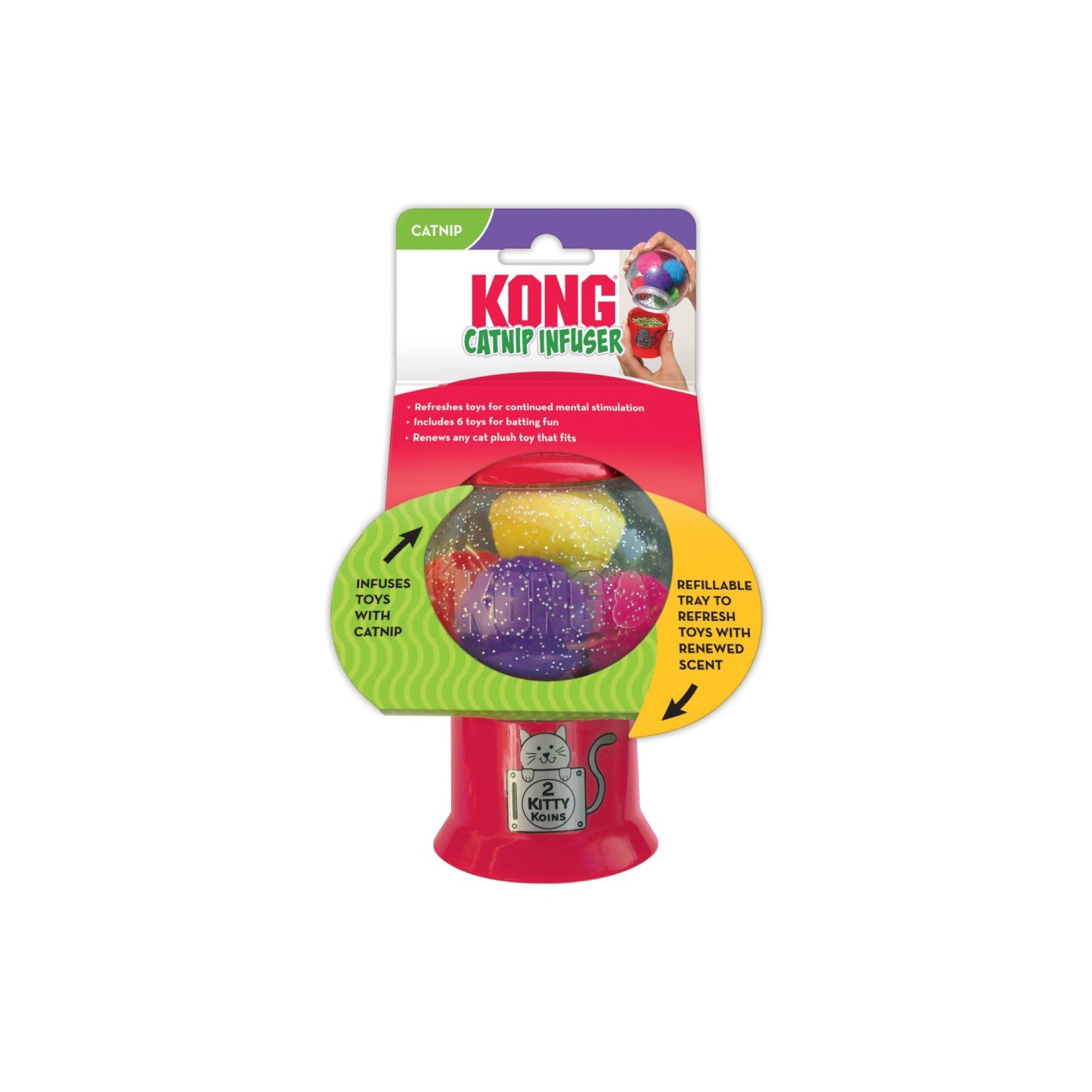 KONG Catnip Infuser Cat Toy Refresher