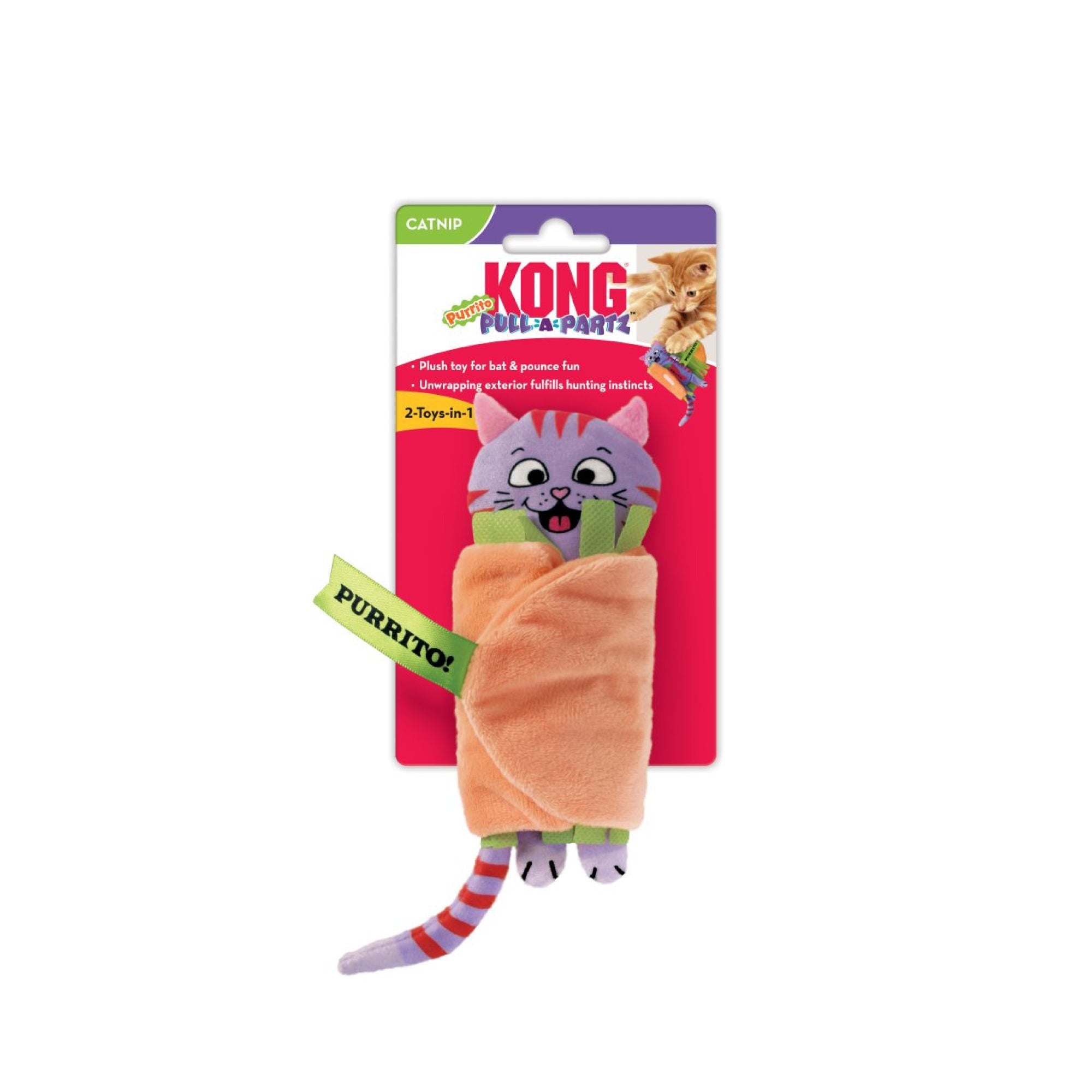 KONG Pull-A-Partz Interactive Cat Toy
