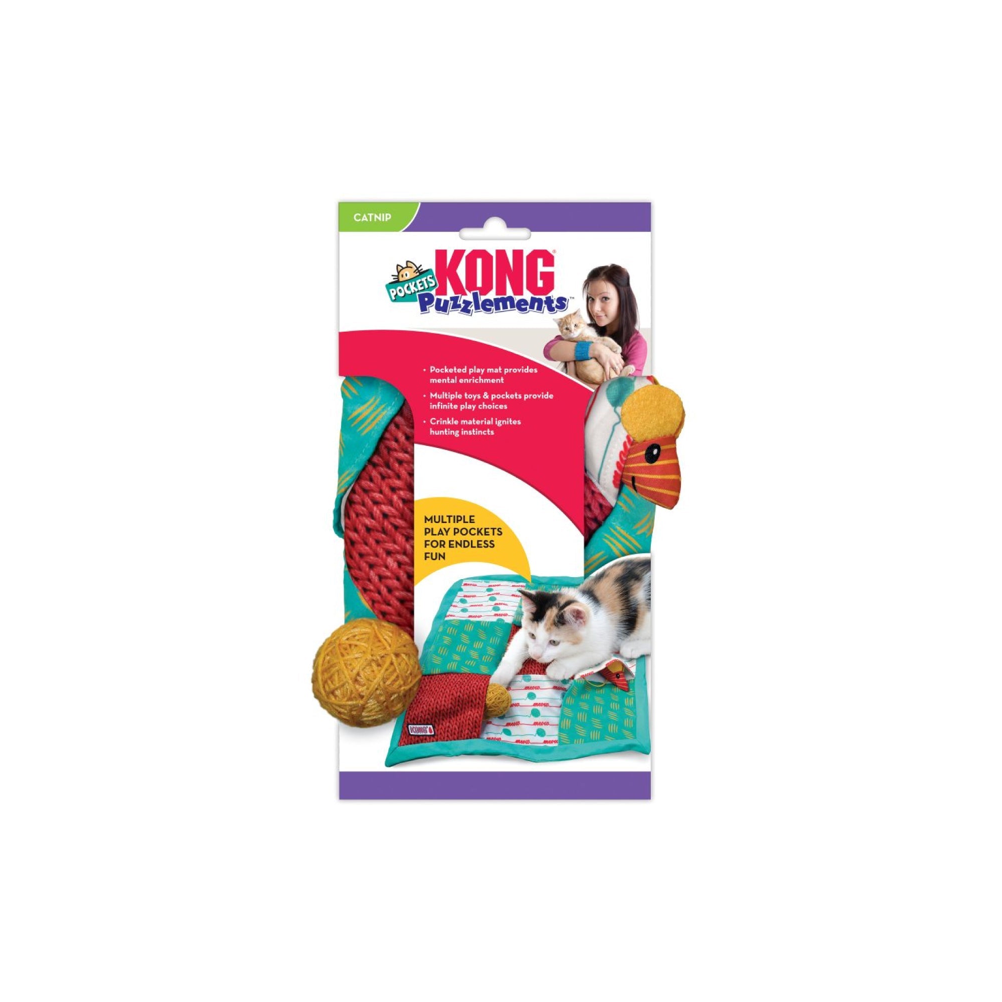 KONG Cat Puzzlements Puzzle Cat Toy