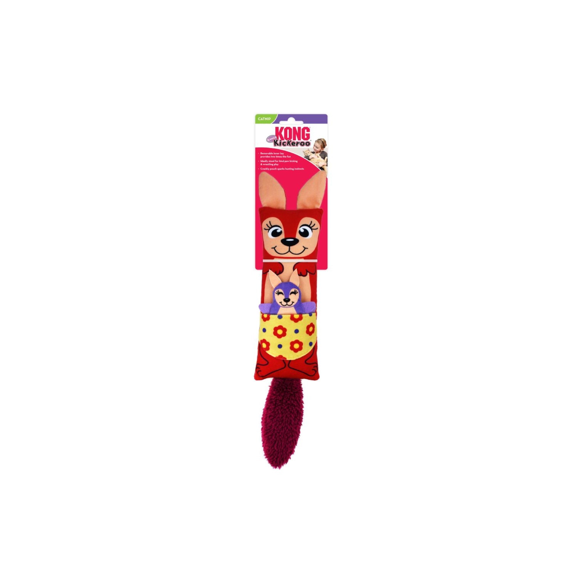 KONG Kickeroo Cuddle & Wrestle Cat Toy