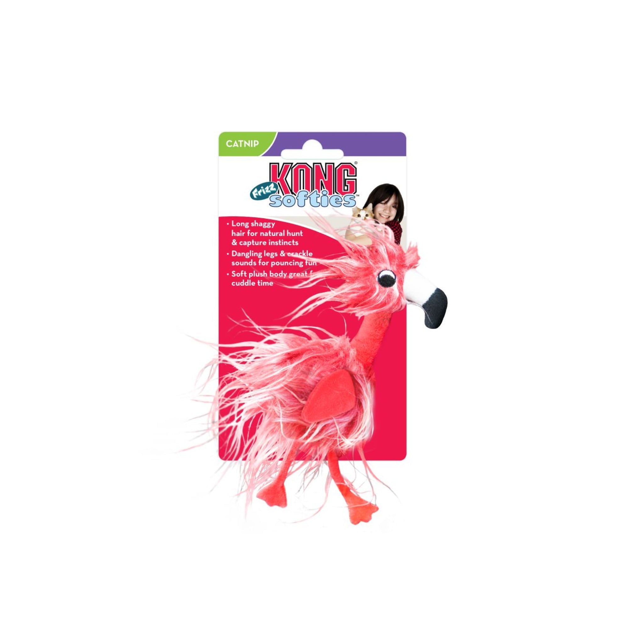 KONG Softies Soft Fabric Catnip Cat Toy