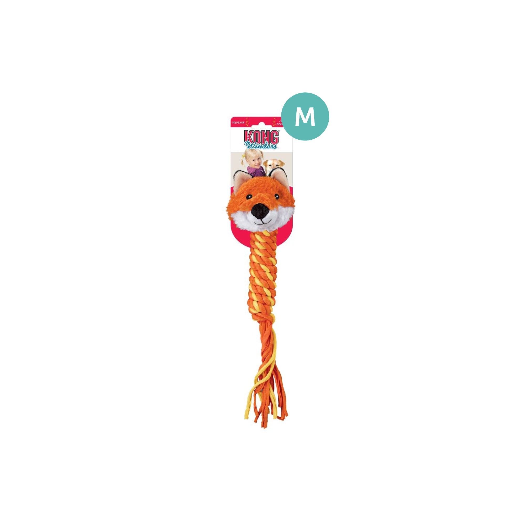 KONG Winders Squeaker Dog Toy