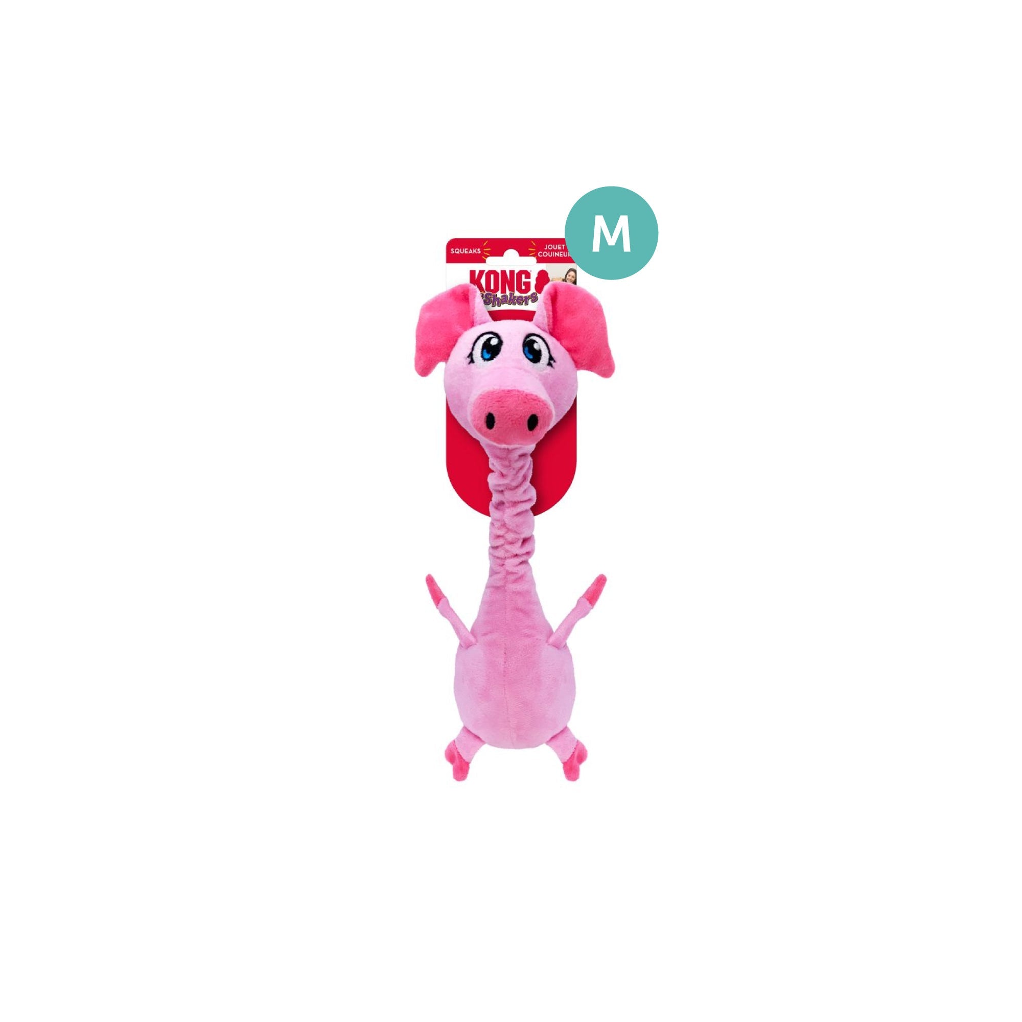 KONG Shakers Bobz Squaker Dog Toy Medium