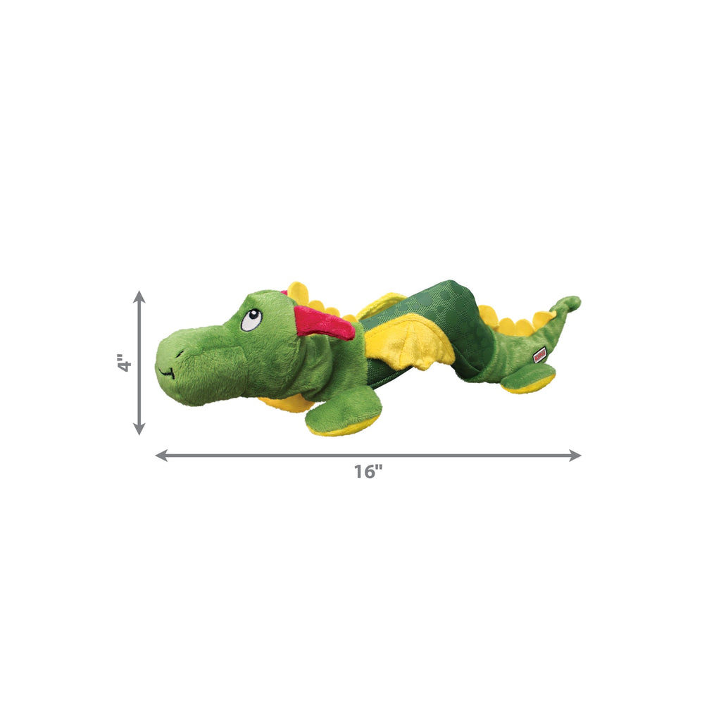 KONG Shakers Dragon Squeaker Dog Toy