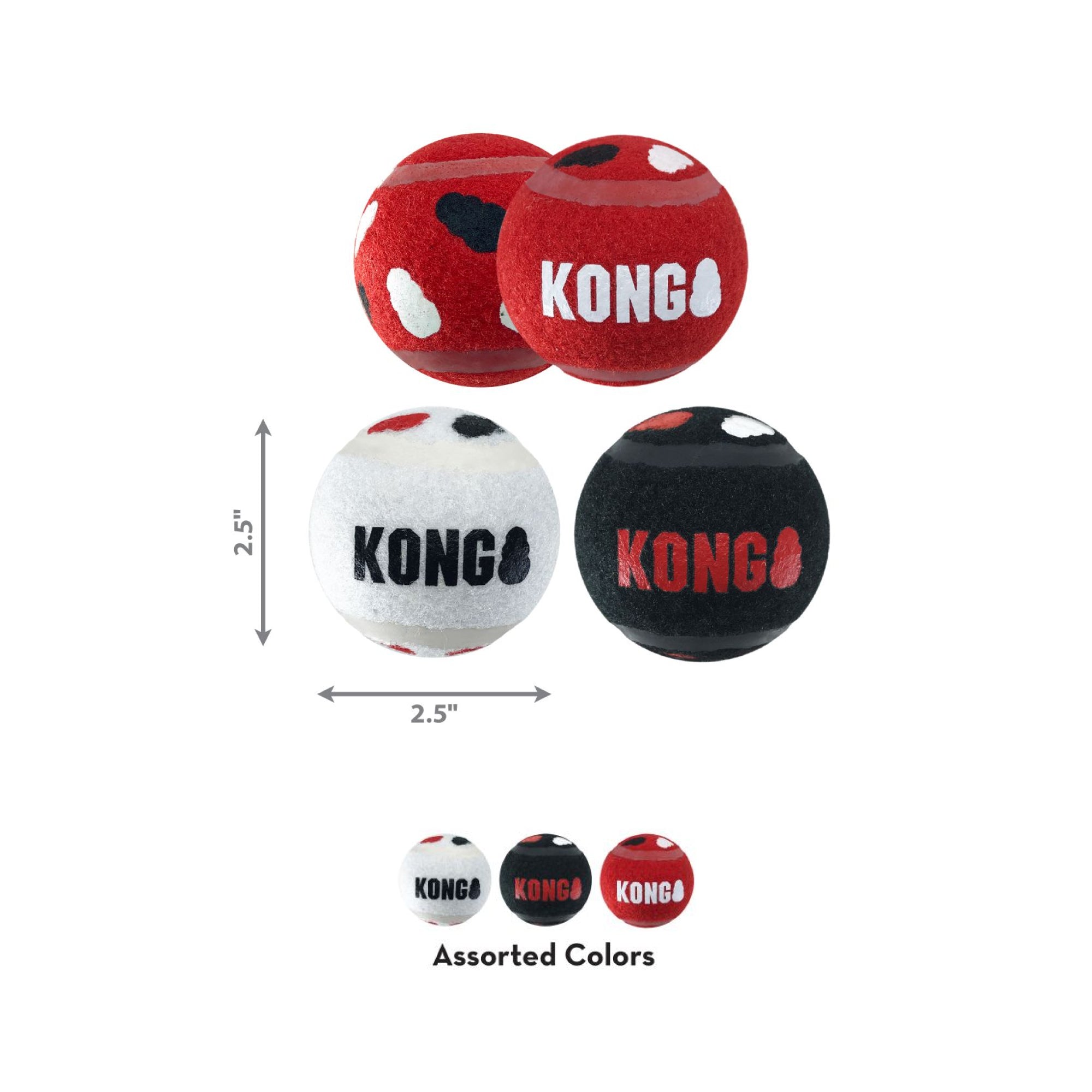 KONG Signature Sport Balls Dog Toy