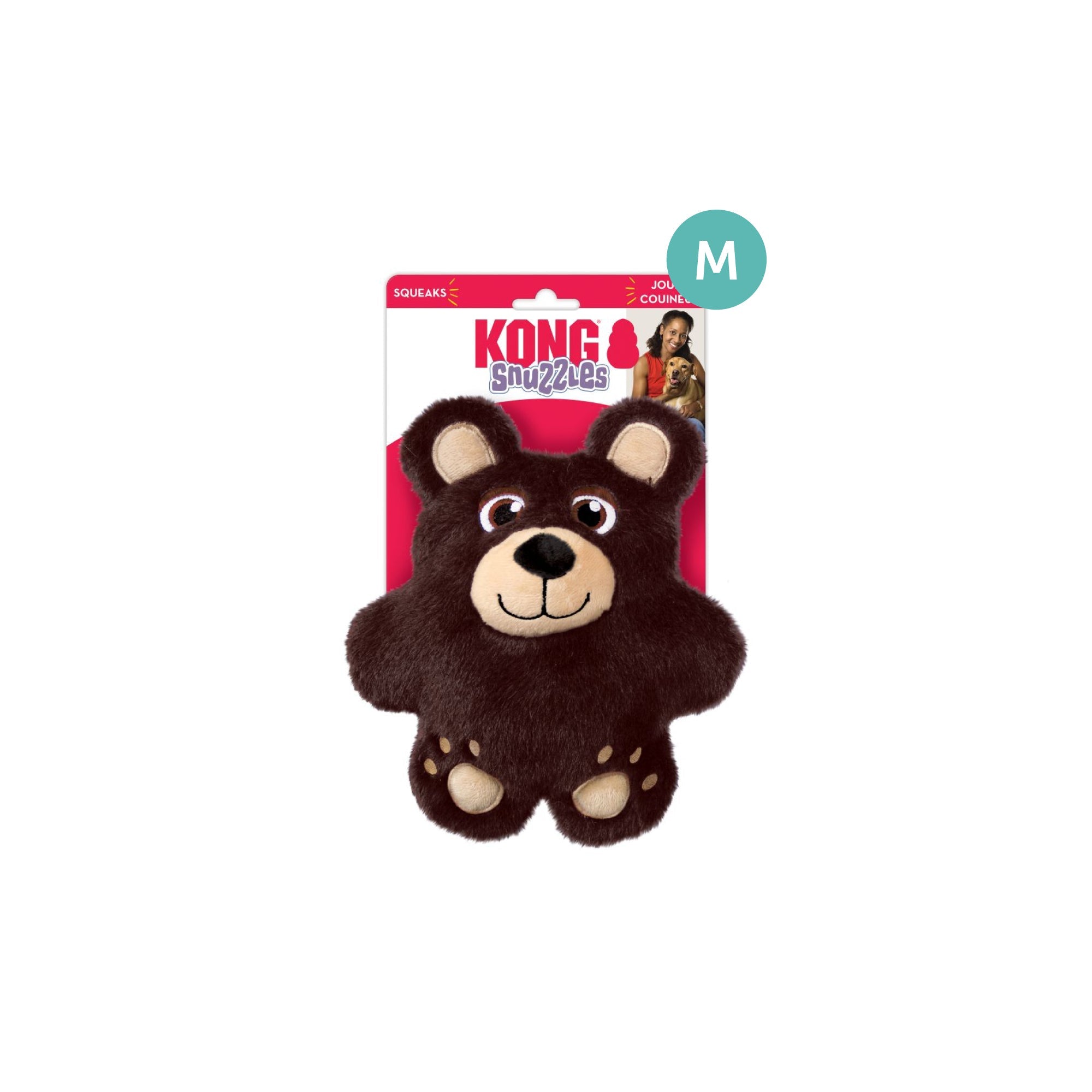 KONG Snuzzles Bunny Squeaker Dog Toy Medium