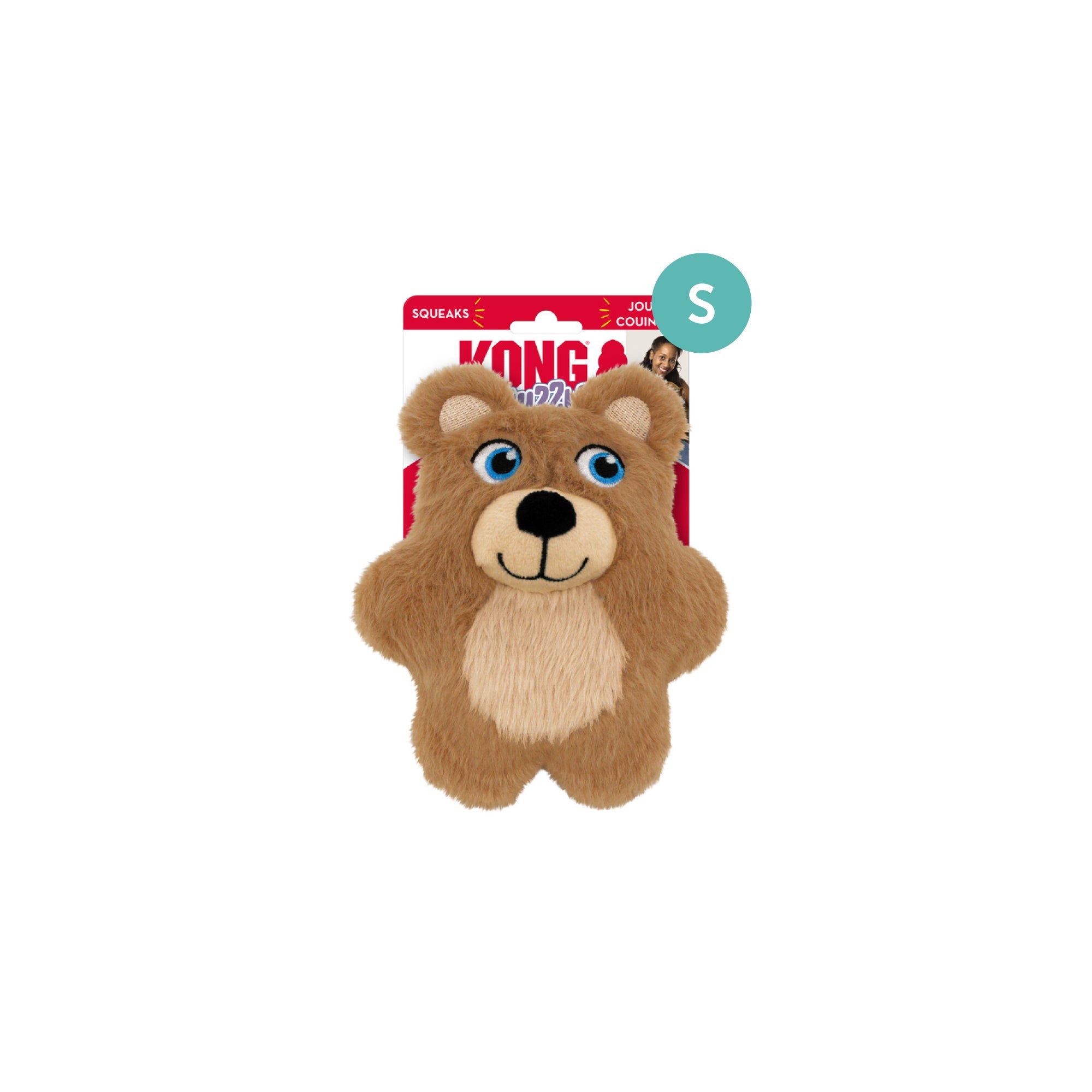 KONG Snuzzles Kiddos Squeaker Dog Toy Small