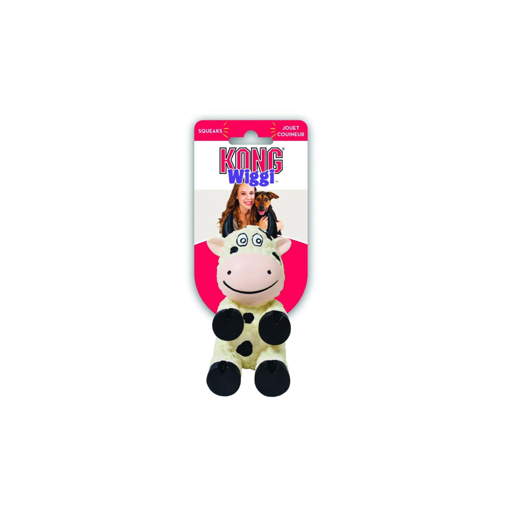 KONG Wiggi Squeaker Dog Toy