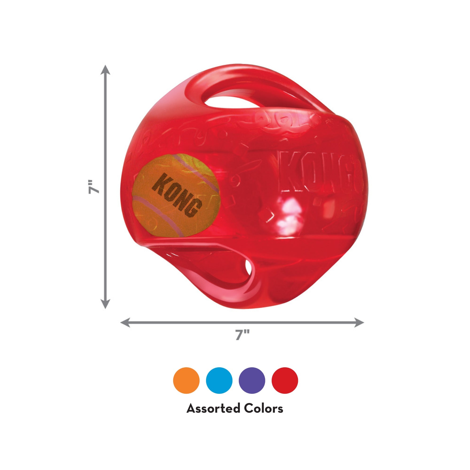 KONG Jumbler Rubber Squeaker Dog Toy