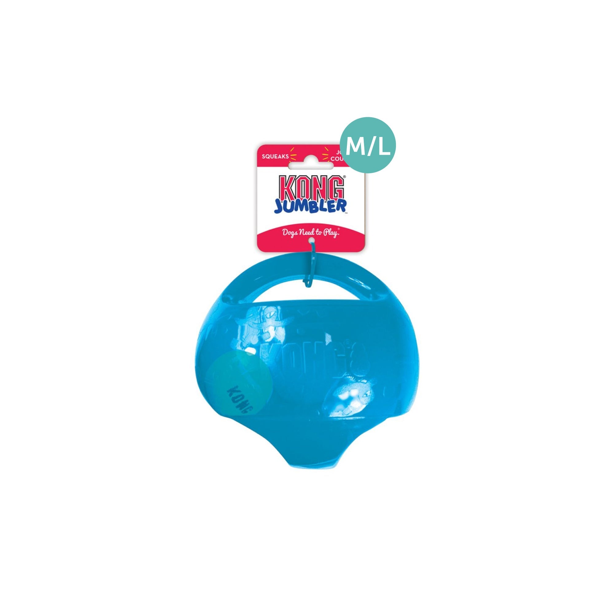 KONG Jumbler Rubber Squeaker Dog Toy