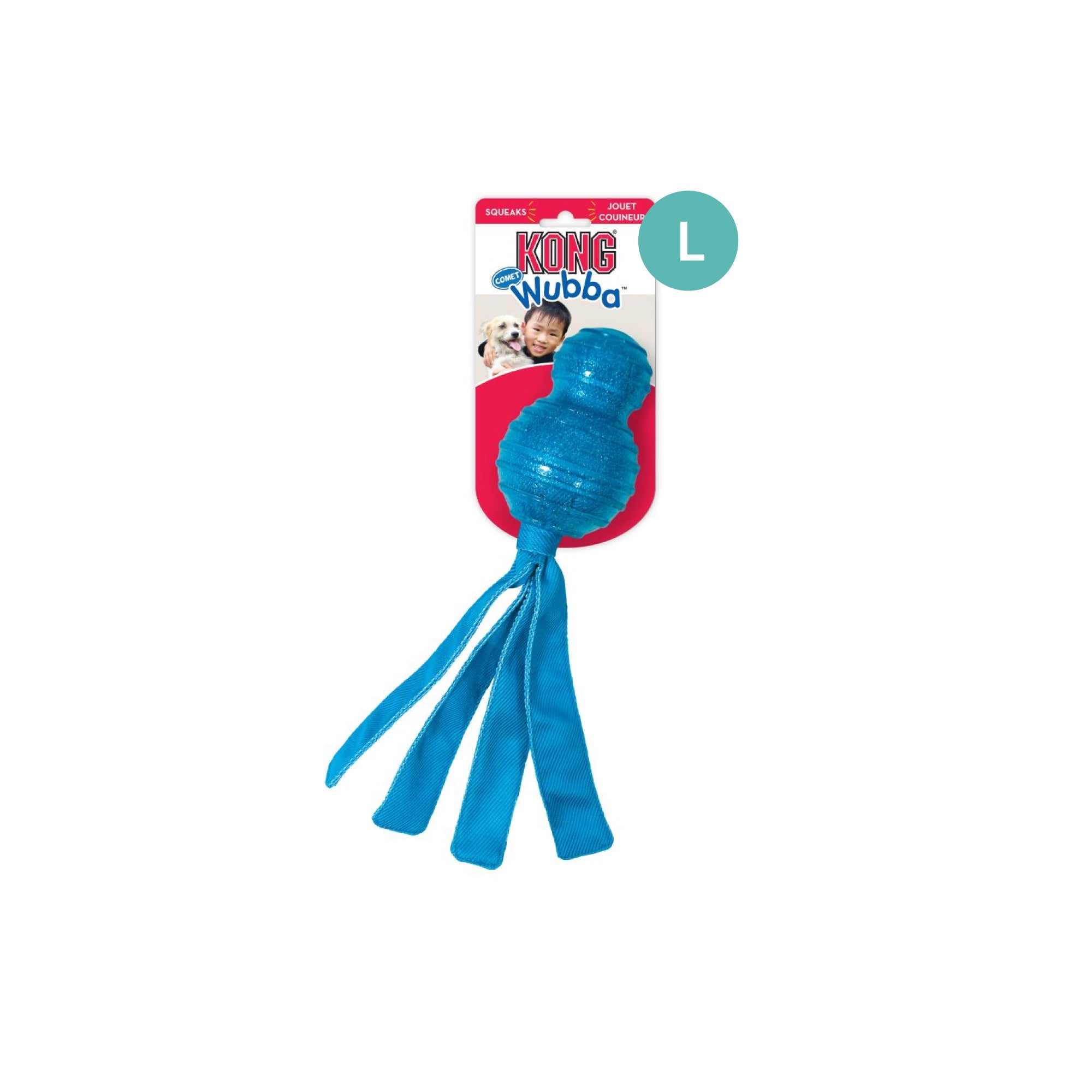 KONG Wubba Squeaker Dog Toy