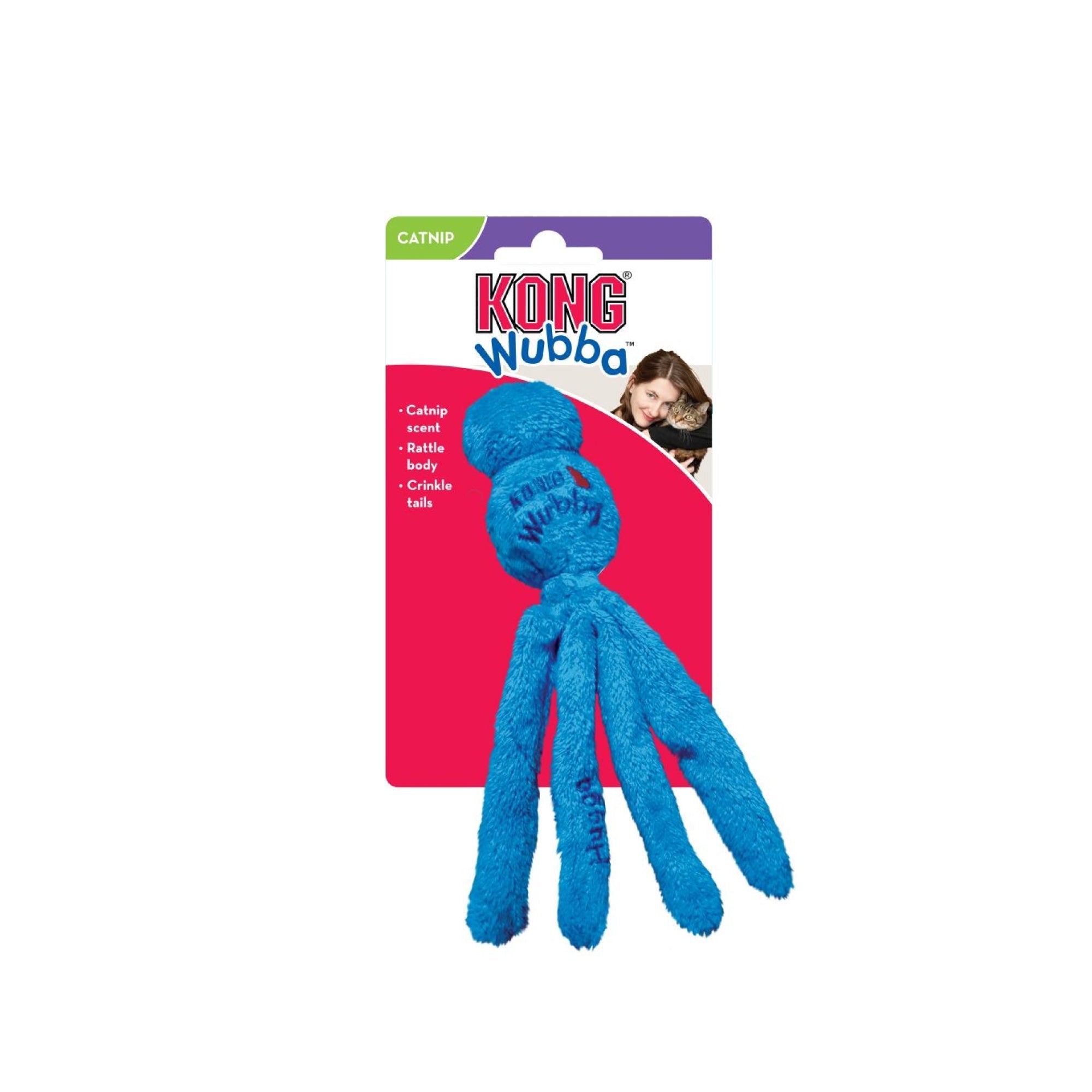 KONG Cat Wubba Rattle Body Cat Toy