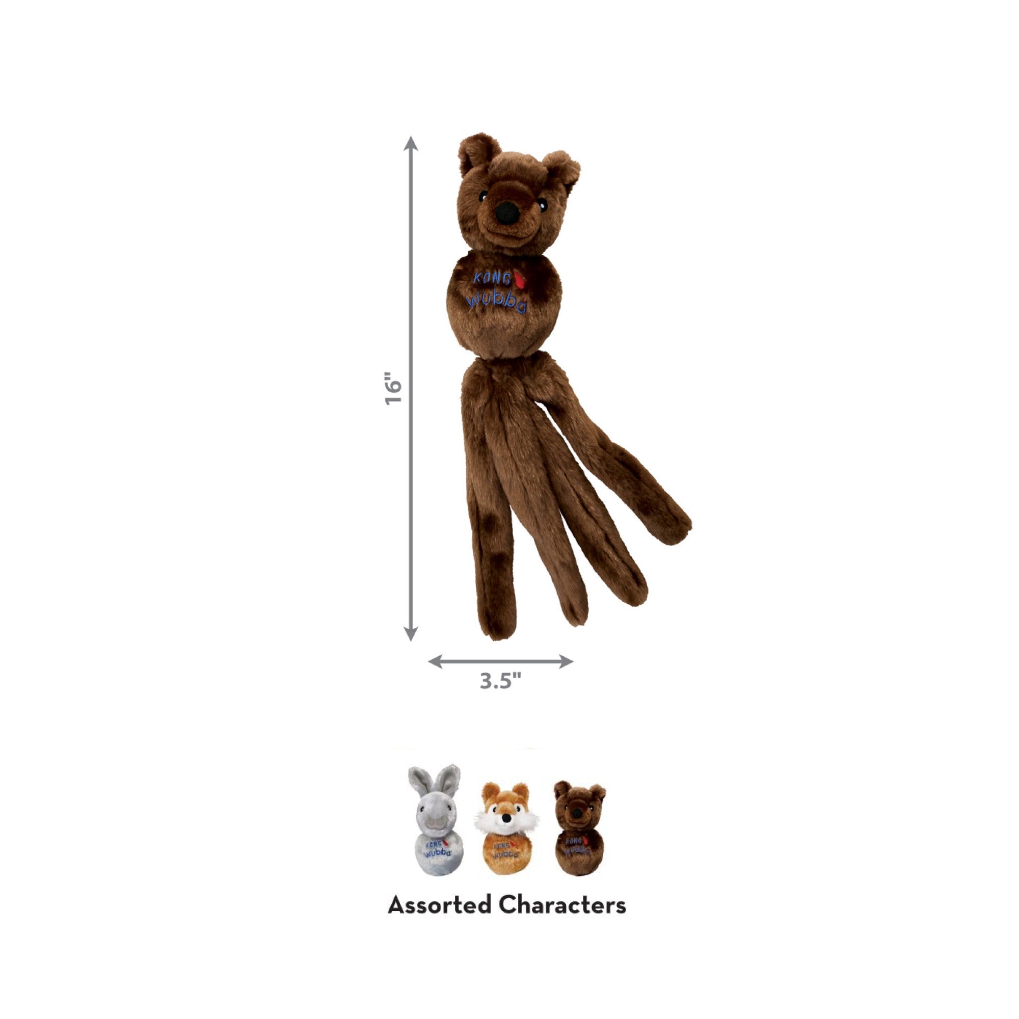 KONG Wubba Friends Squeaker Dog Toy