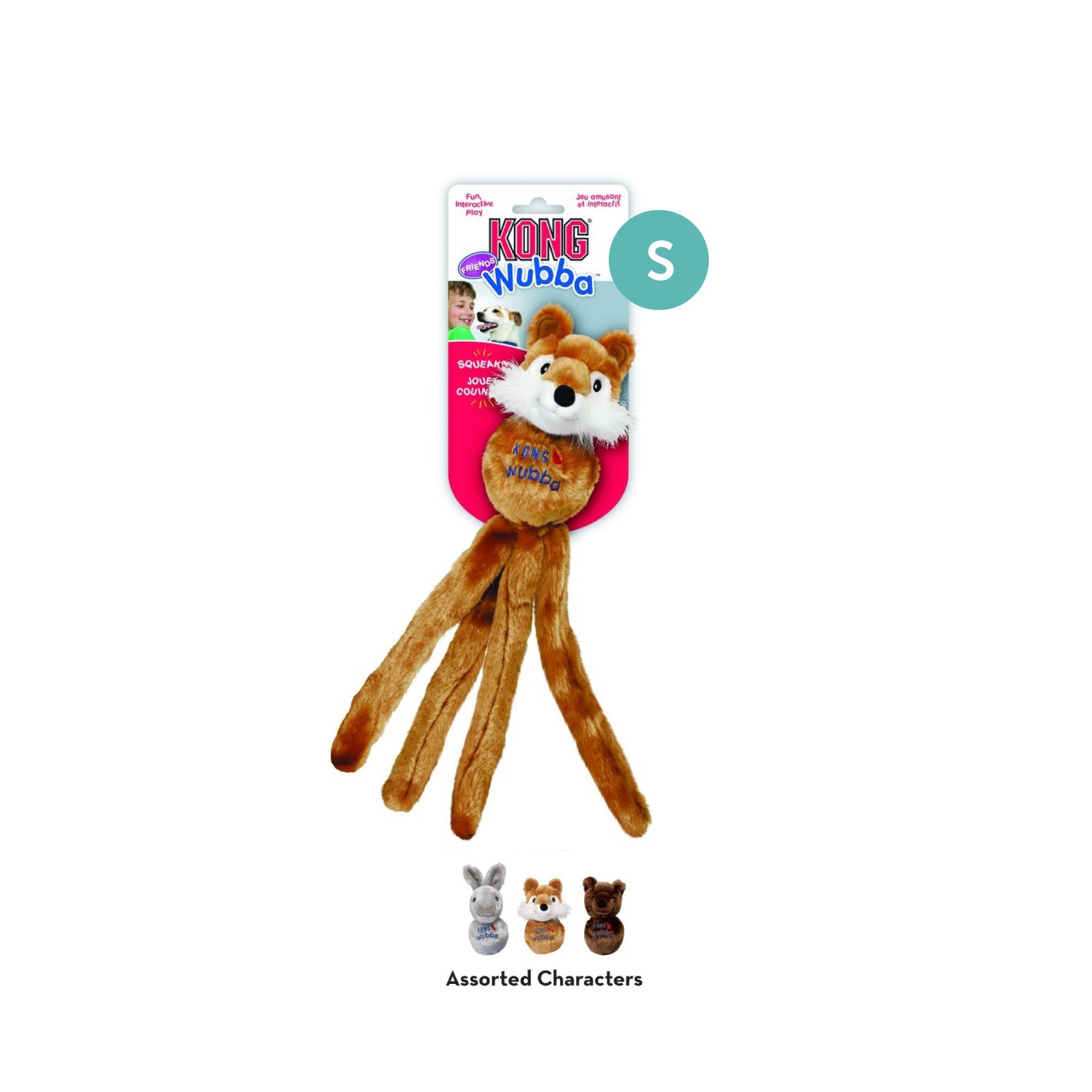KONG Wubba Friends Squeaker Dog Toy